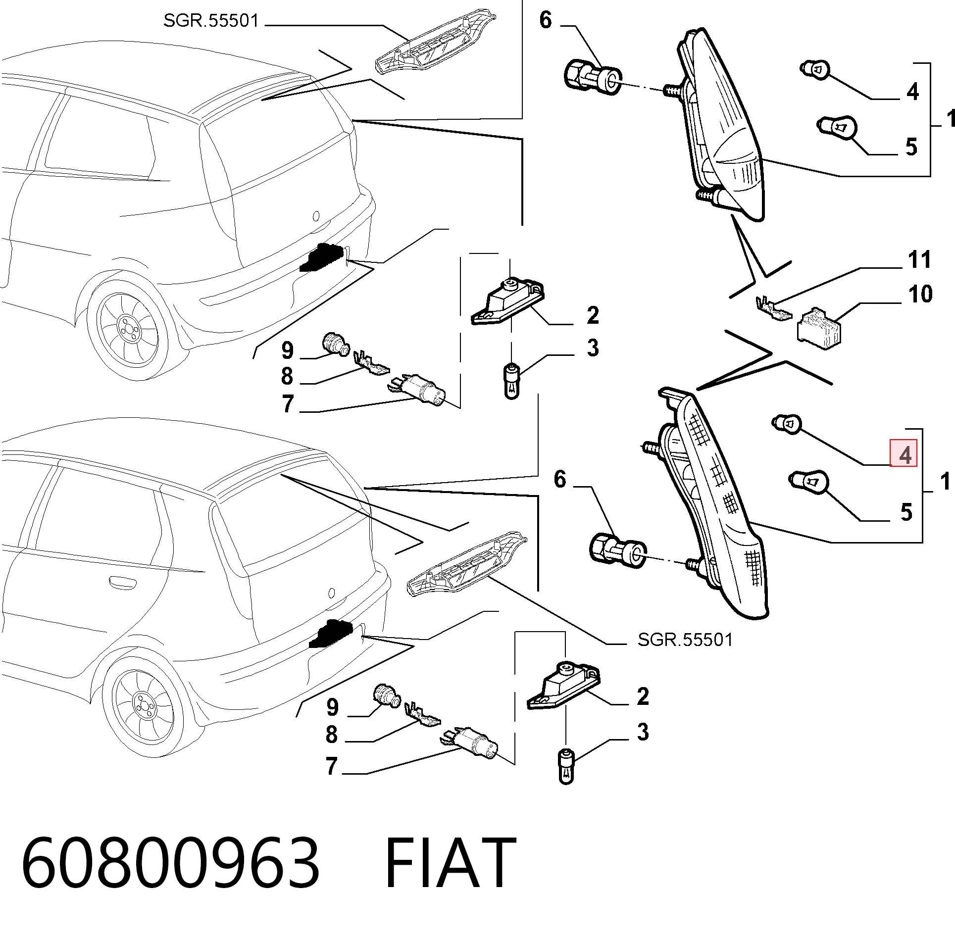 60800963 Fiat/Alfa/Lancia