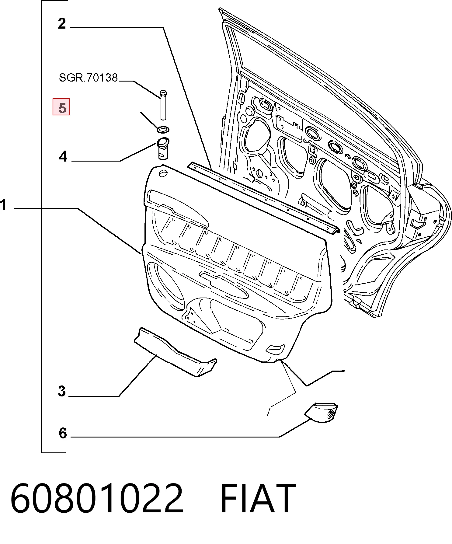 60801022 Fiat/Alfa/Lancia