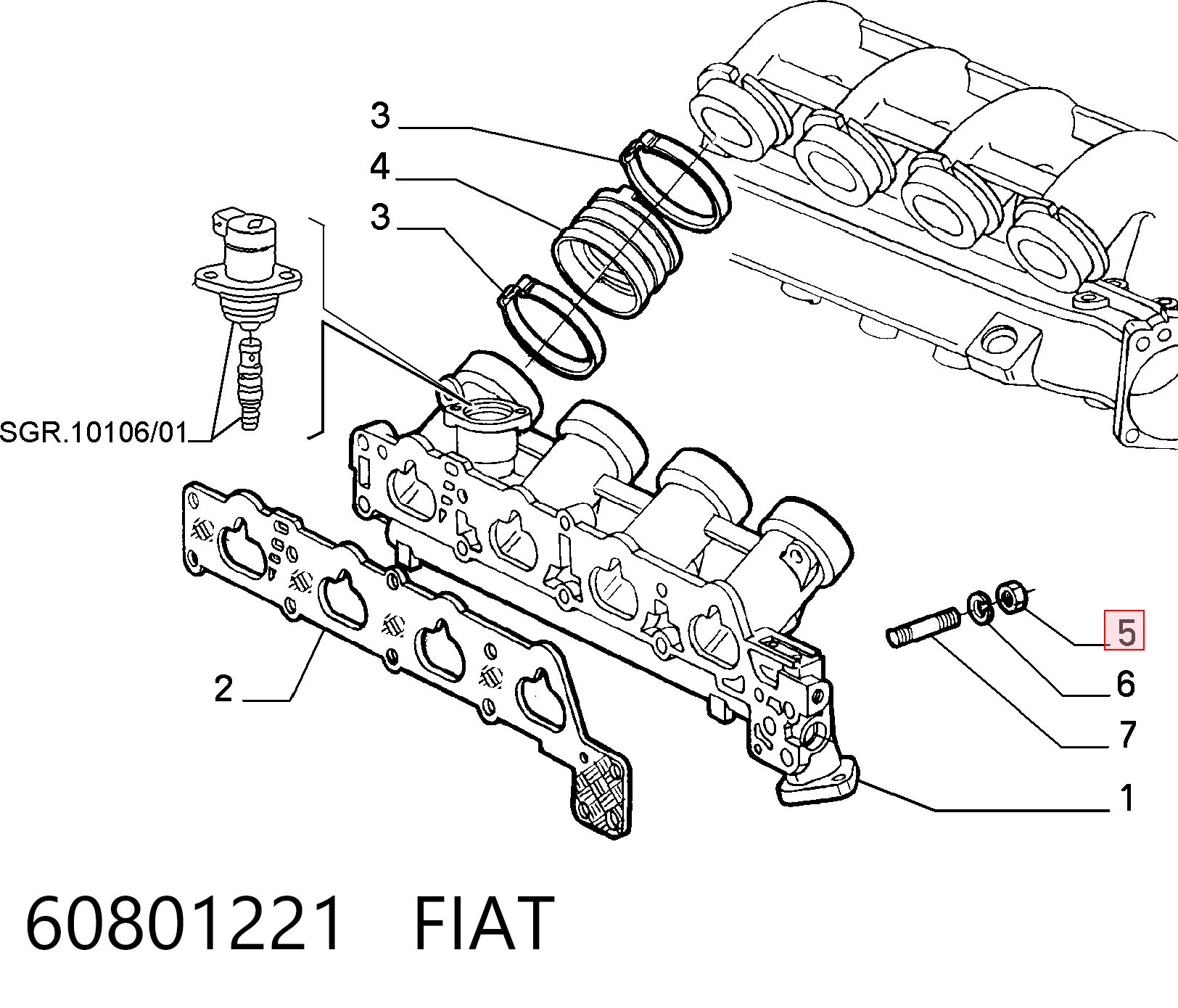 60801221 Fiat/Alfa/Lancia