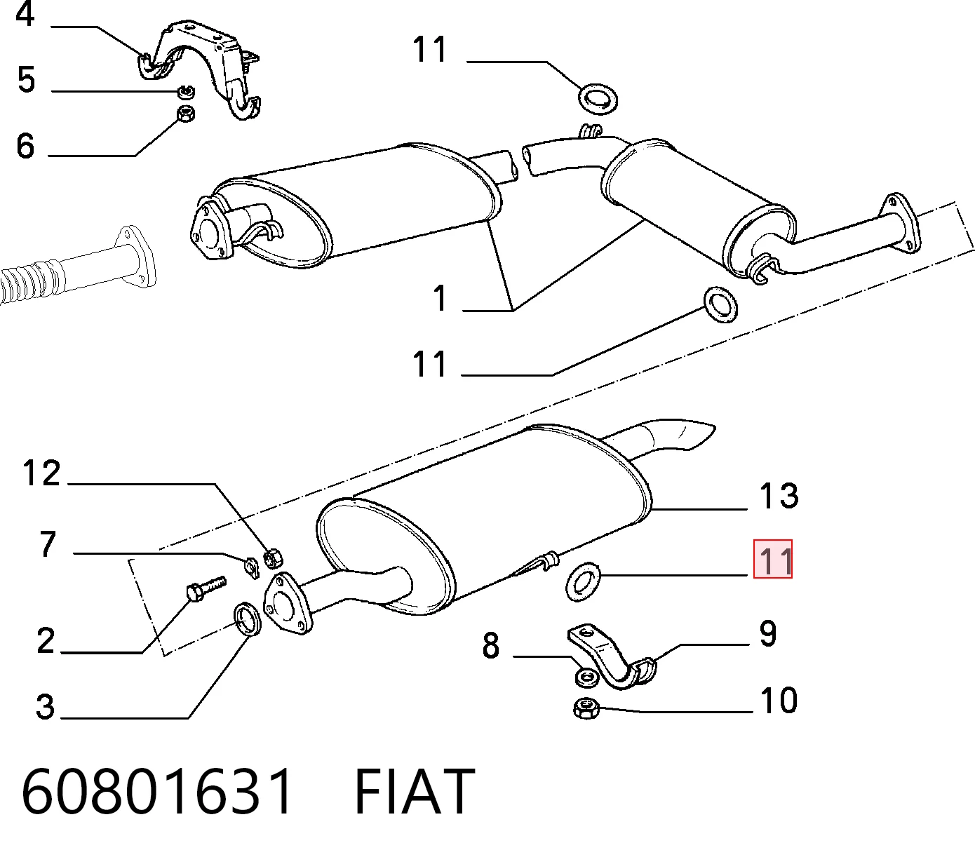 60801631 Fiat/Alfa/Lancia