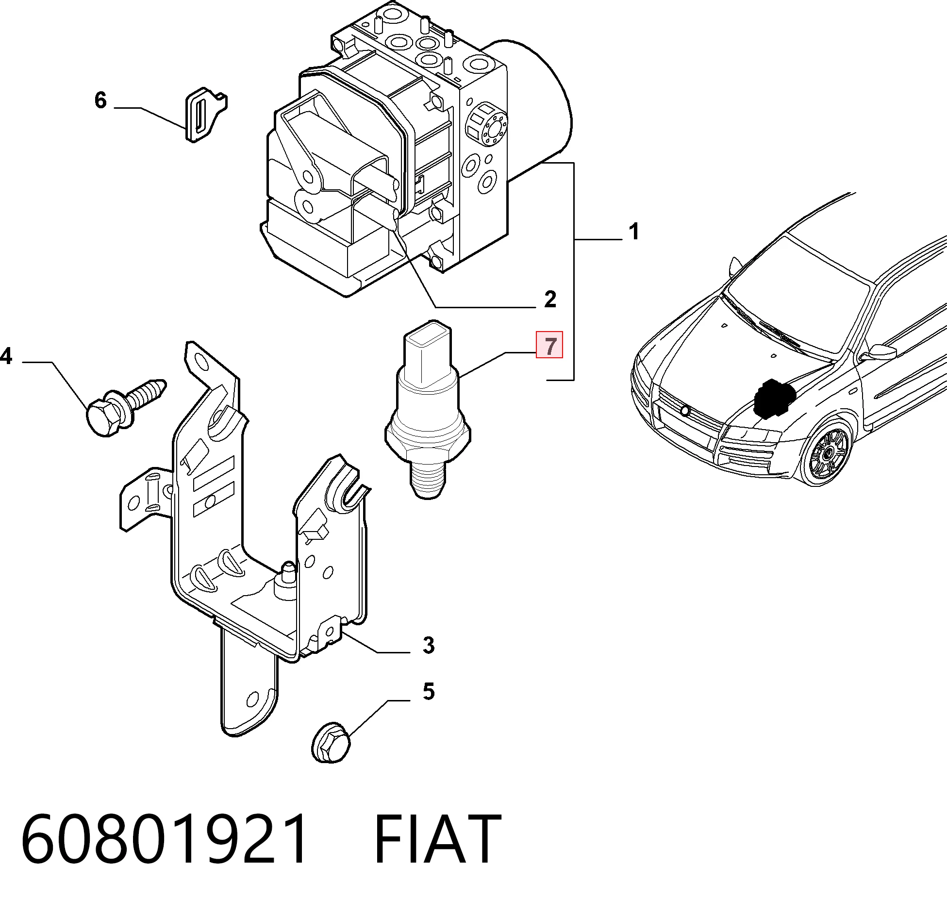 60801921 Fiat/Alfa/Lancia