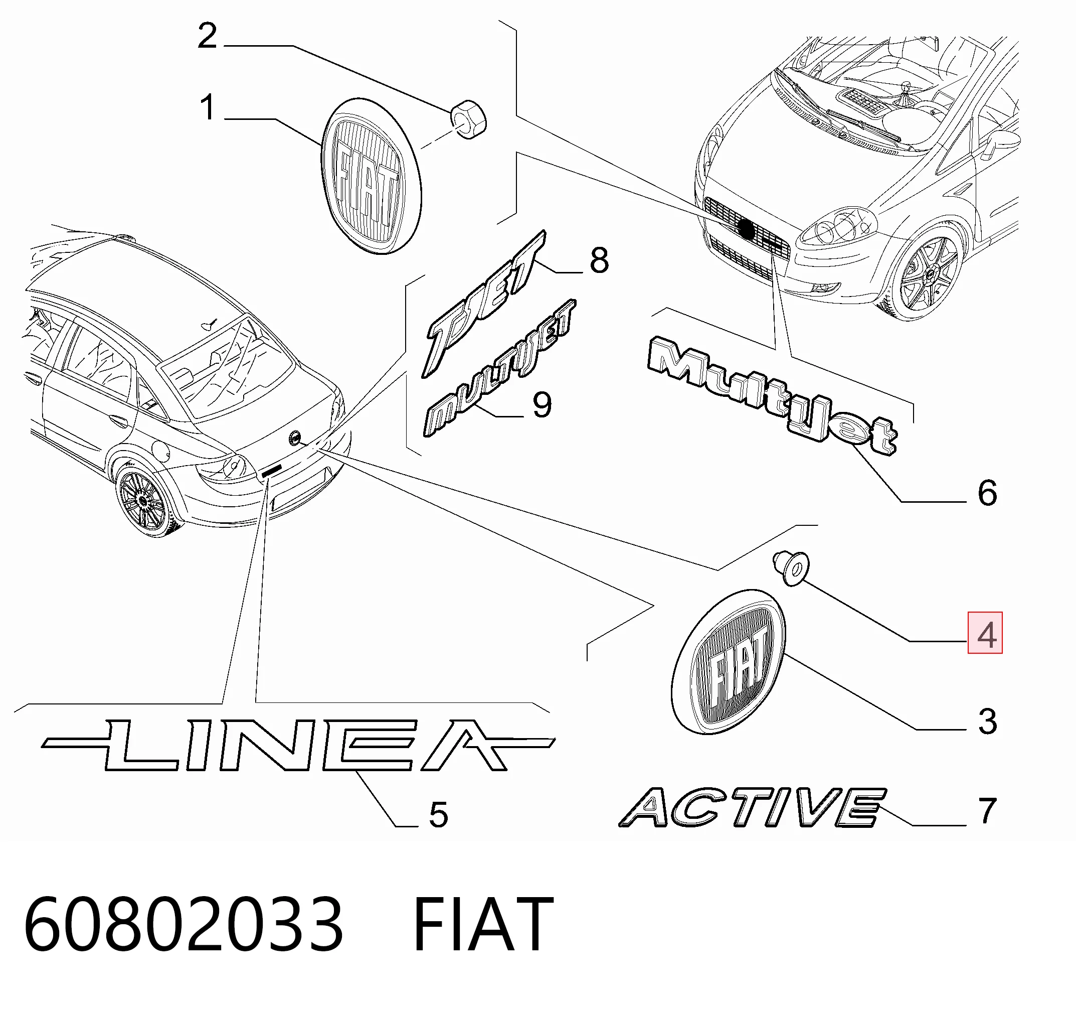60802033 Fiat/Alfa/Lancia
