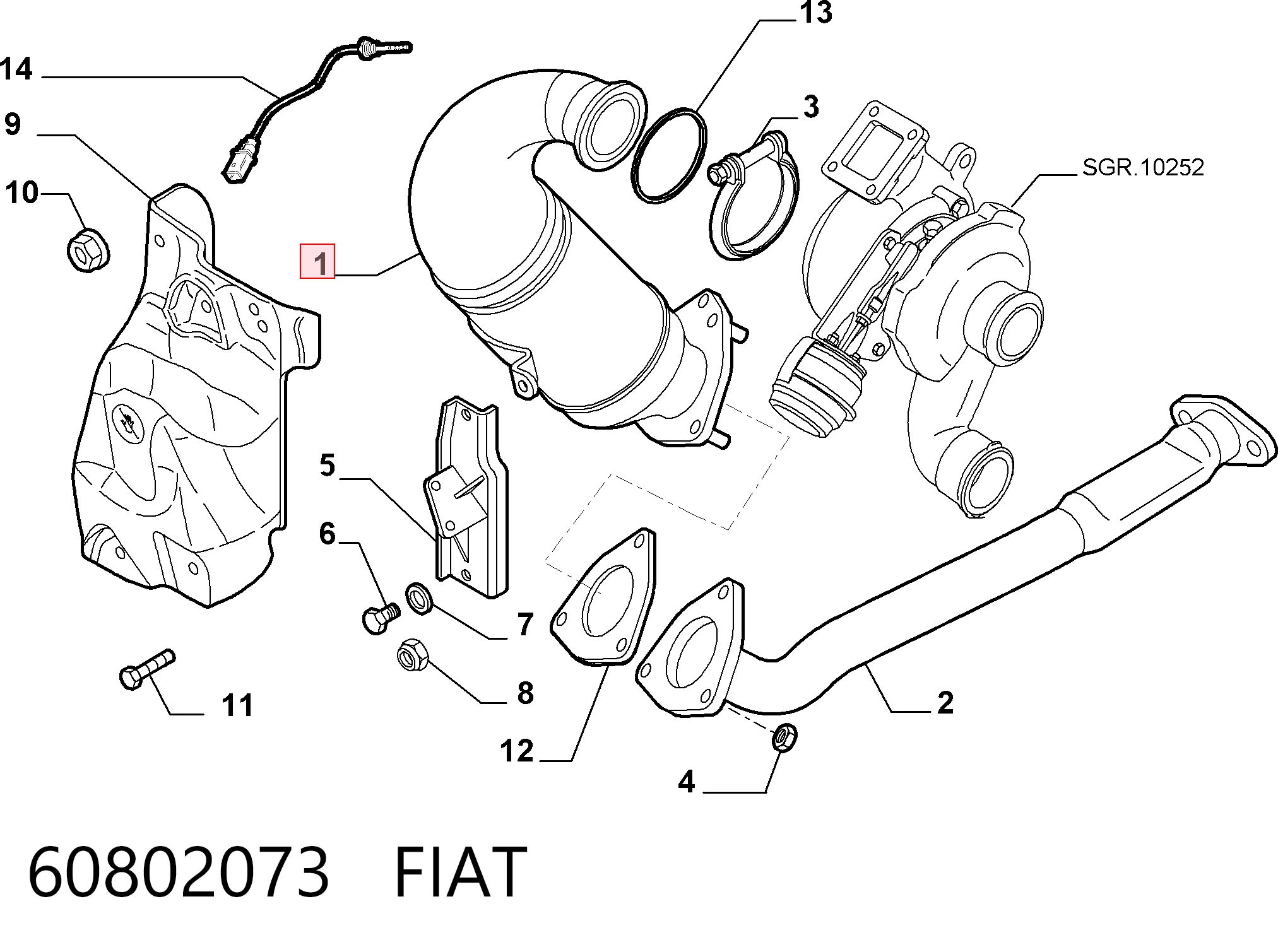Convertidor - catalisador para Alfa Romeo GT 937