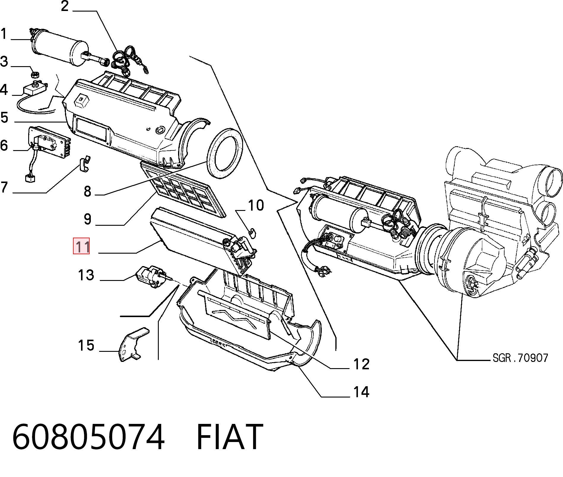 60805074 Fiat/Alfa/Lancia