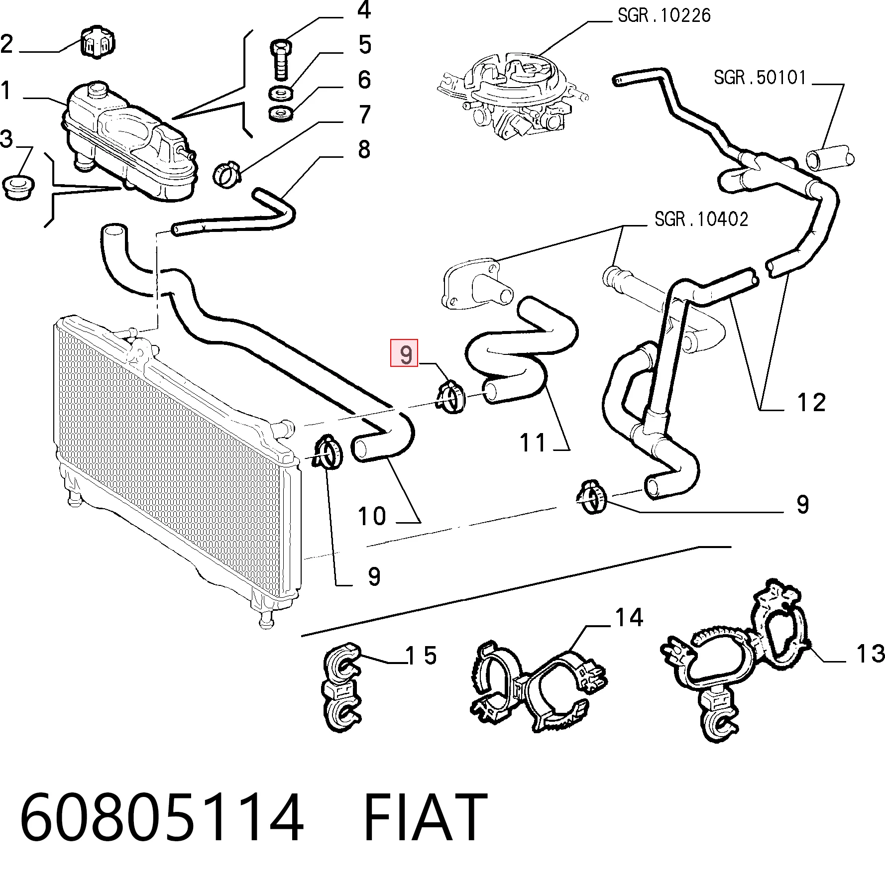 60805114 Fiat/Alfa/Lancia