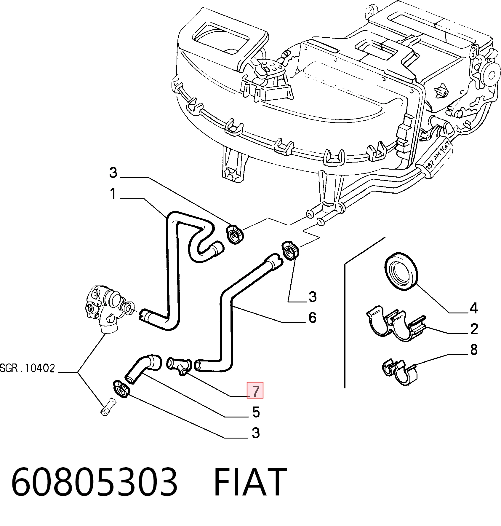 60805303 Fiat/Alfa/Lancia
