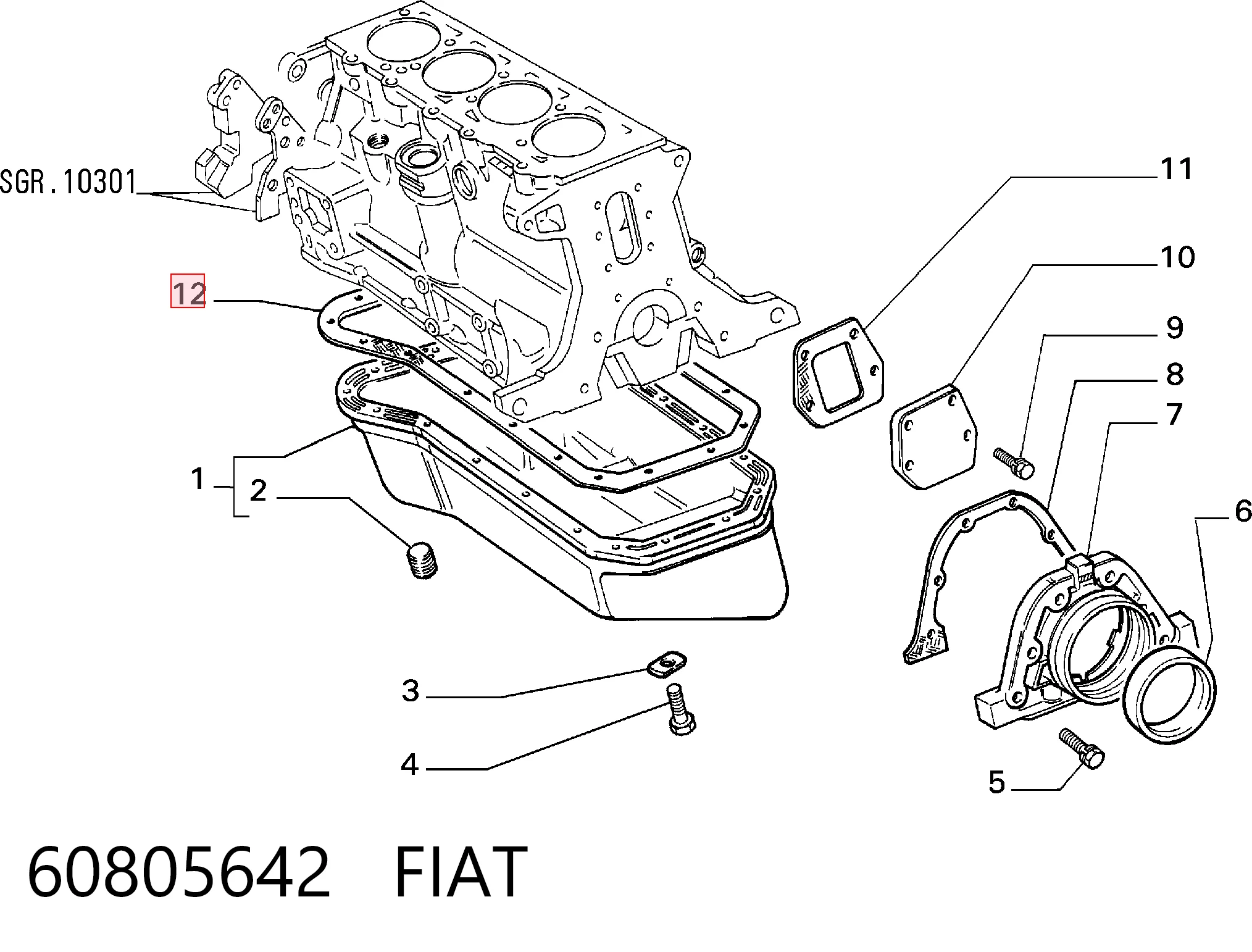 60805642 Fiat/Alfa/Lancia