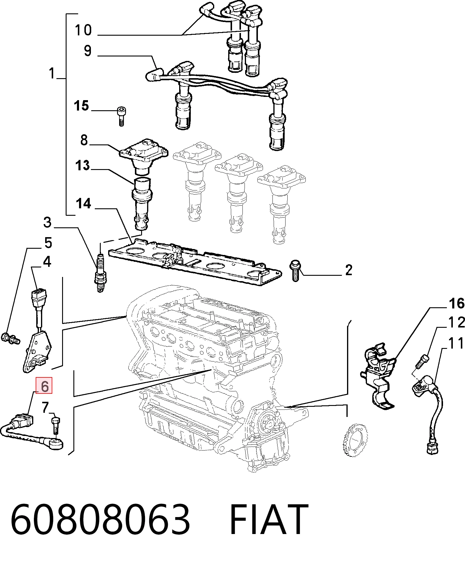 60808063 Fiat/Alfa/Lancia