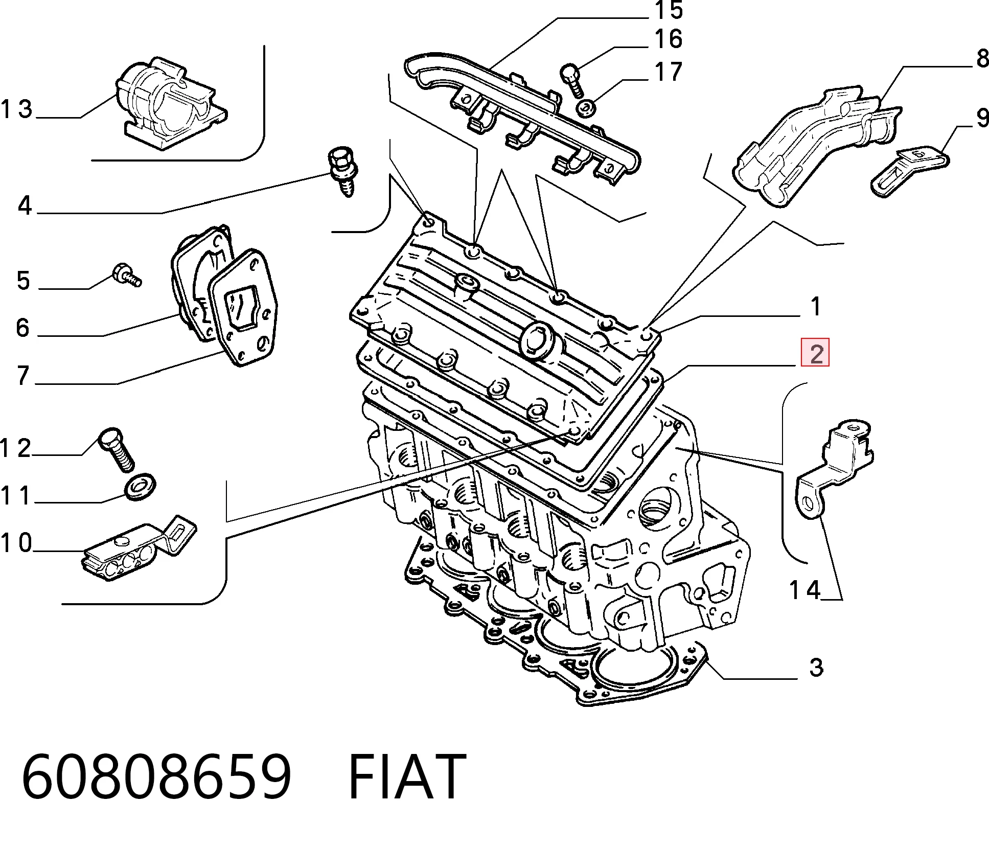 Compre Vedante de tampa de válvulas de motor Fiat Tempra 
