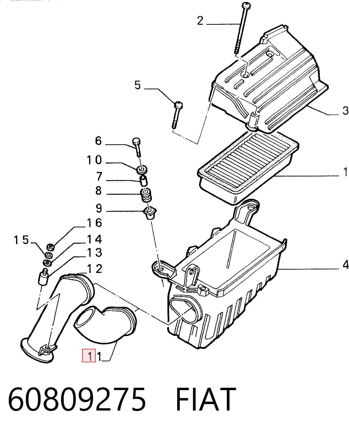 60809275 Fiat/Alfa/Lancia