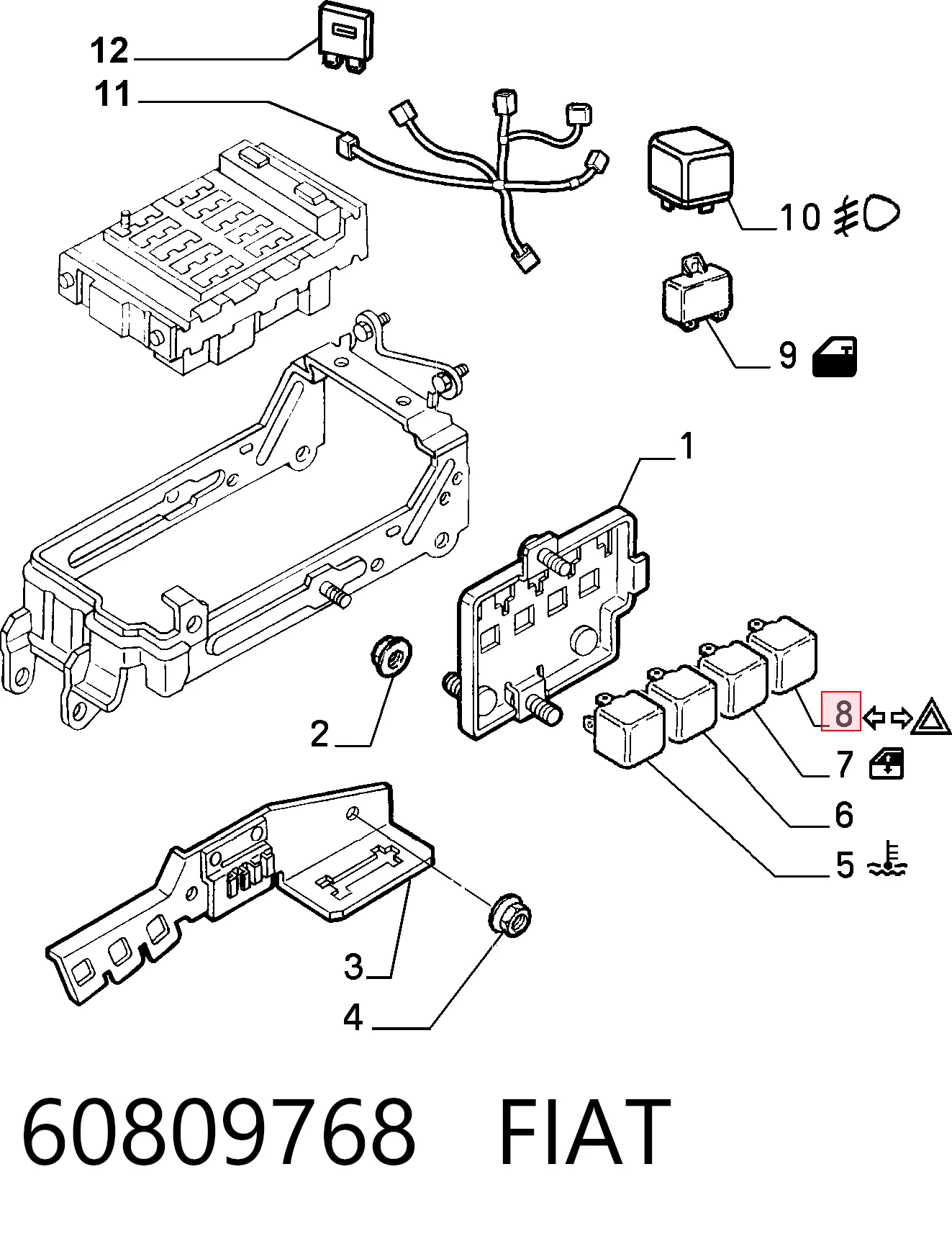 60809768 Fiat/Alfa/Lancia