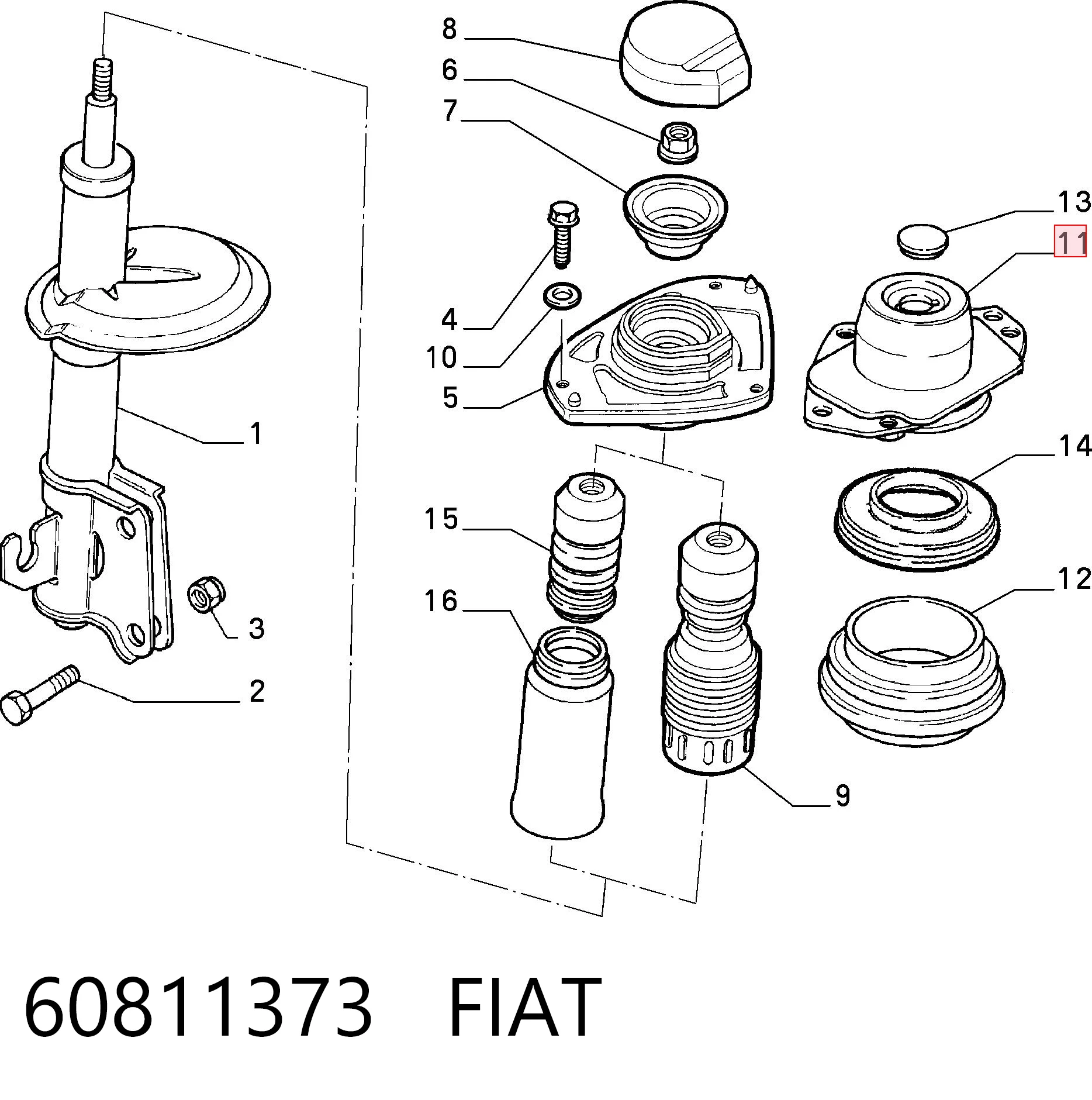 60811373 Fiat/Alfa/Lancia