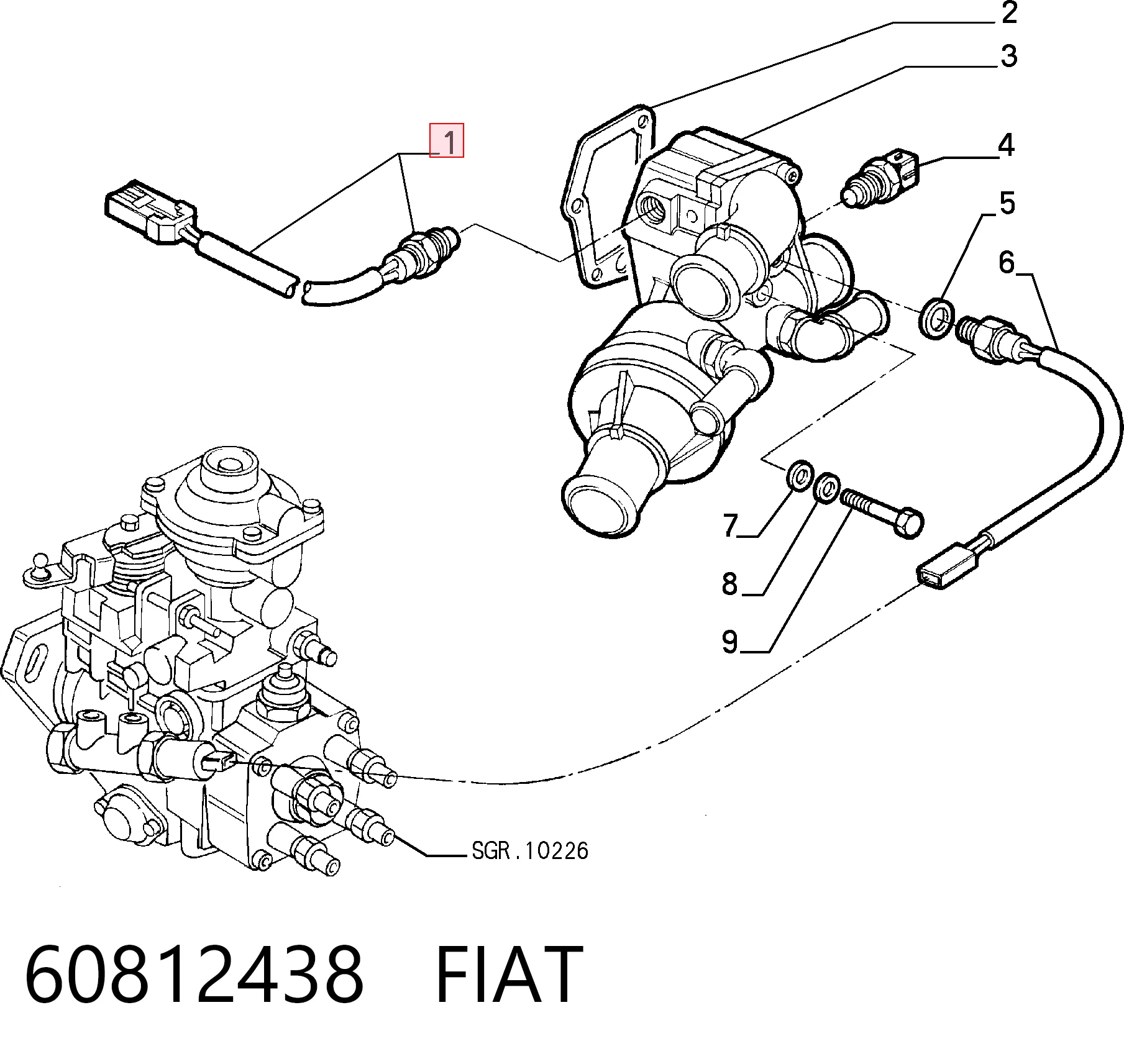60812438 Fiat/Alfa/Lancia
