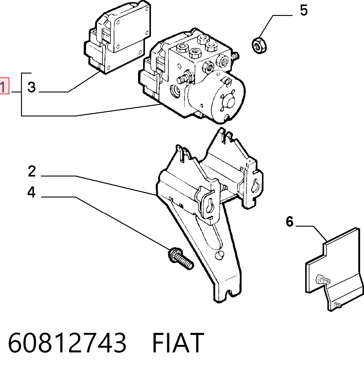 60812743 Fiat/Alfa/Lancia