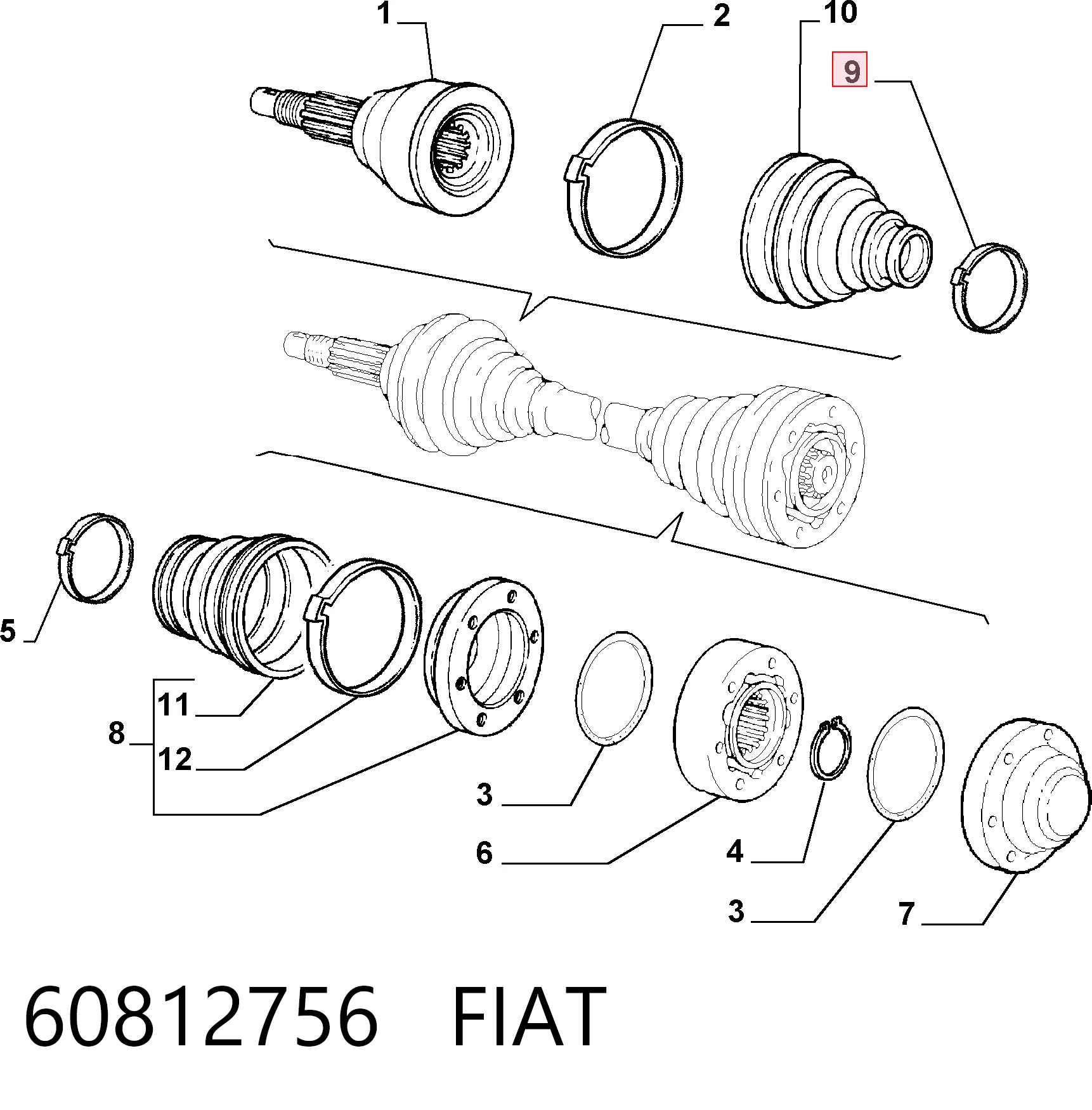 60812756 Fiat/Alfa/Lancia