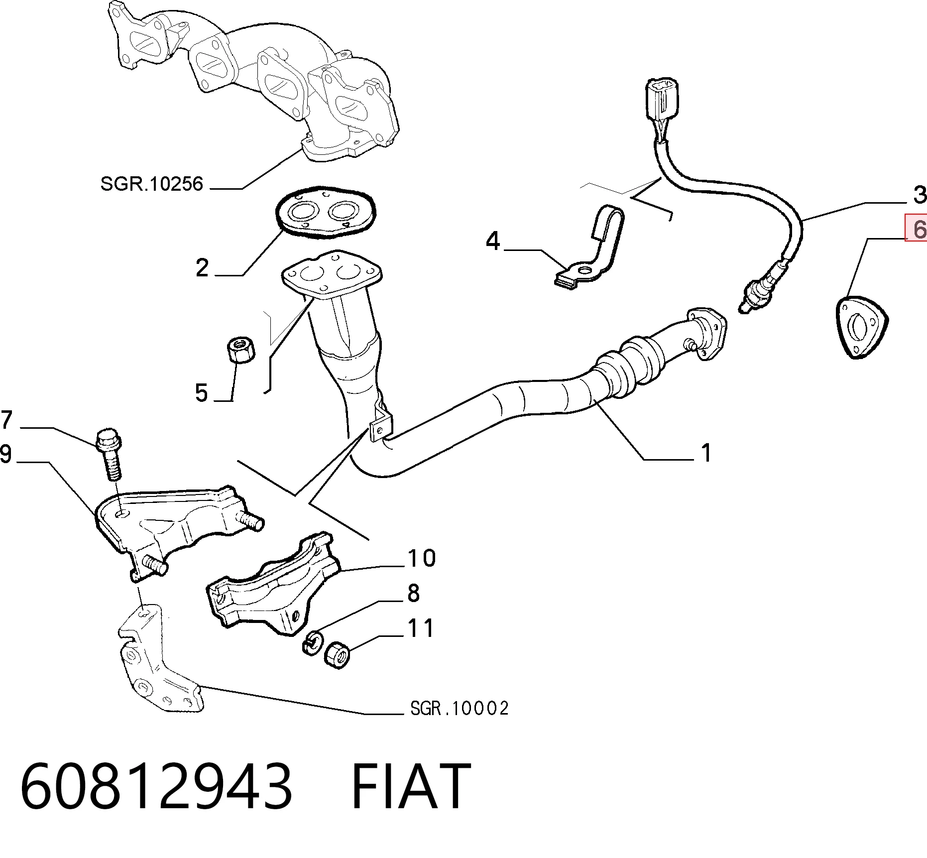 Compre Vedante de tubo de admissão do silenciador Fiat Bravo 1