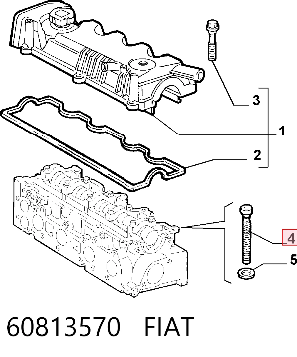 Parafuso de cabeça de motor (CBC) para Alfa Romeo 146 930