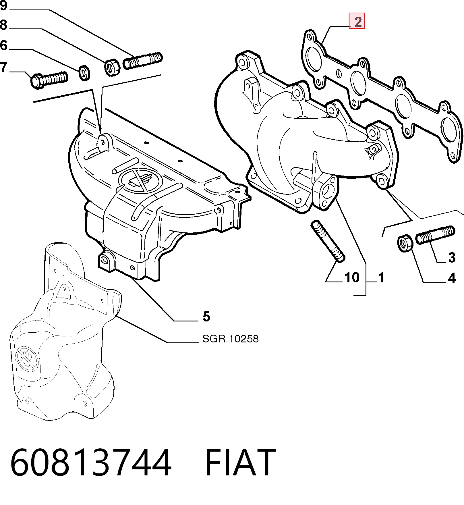 60813744 Fiat/Alfa/Lancia