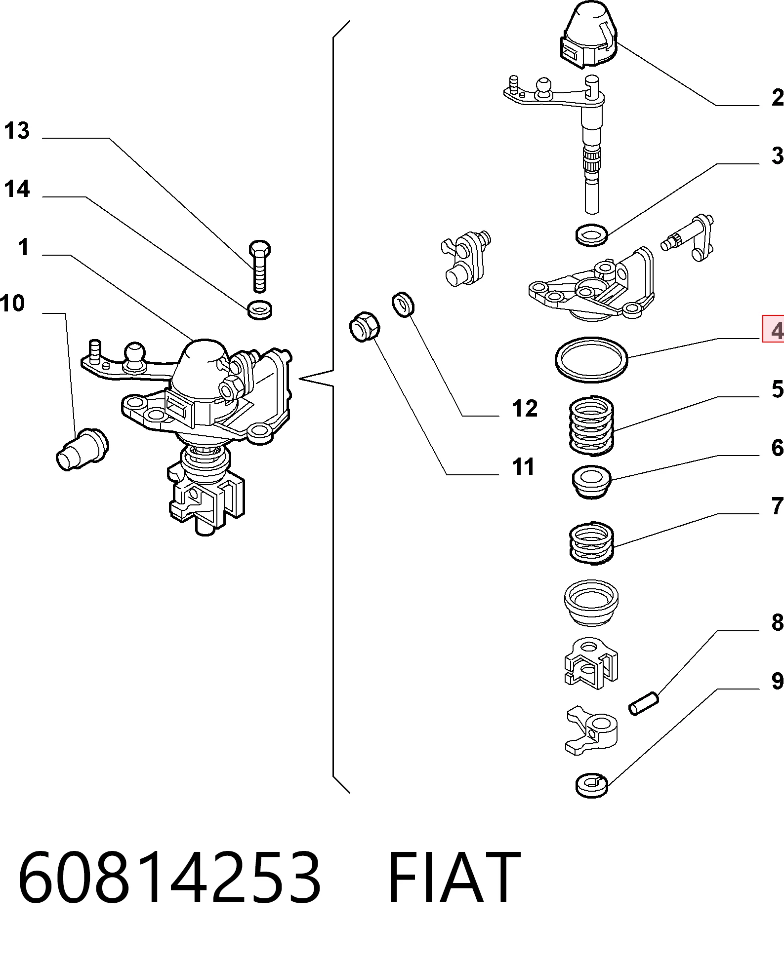 60814253 Fiat/Alfa/Lancia
