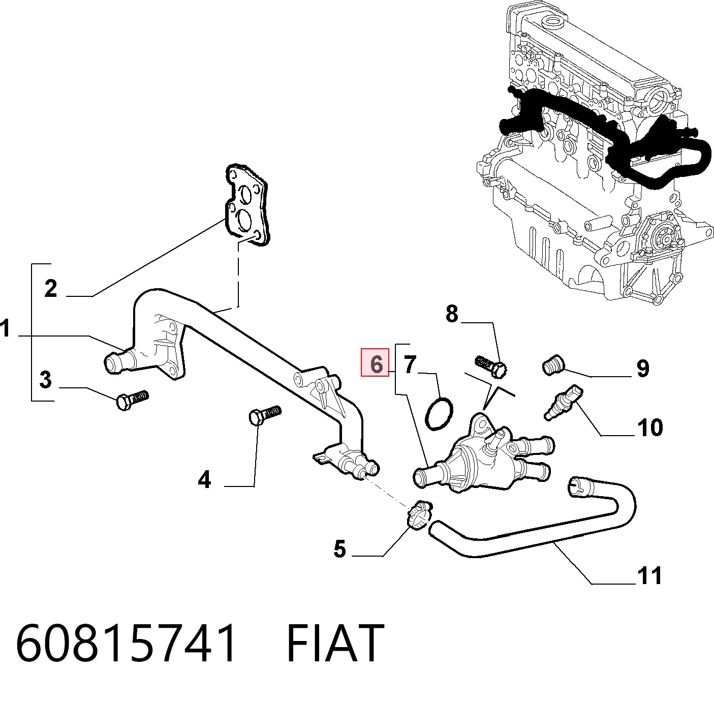 60815741 Fiat/Alfa/Lancia