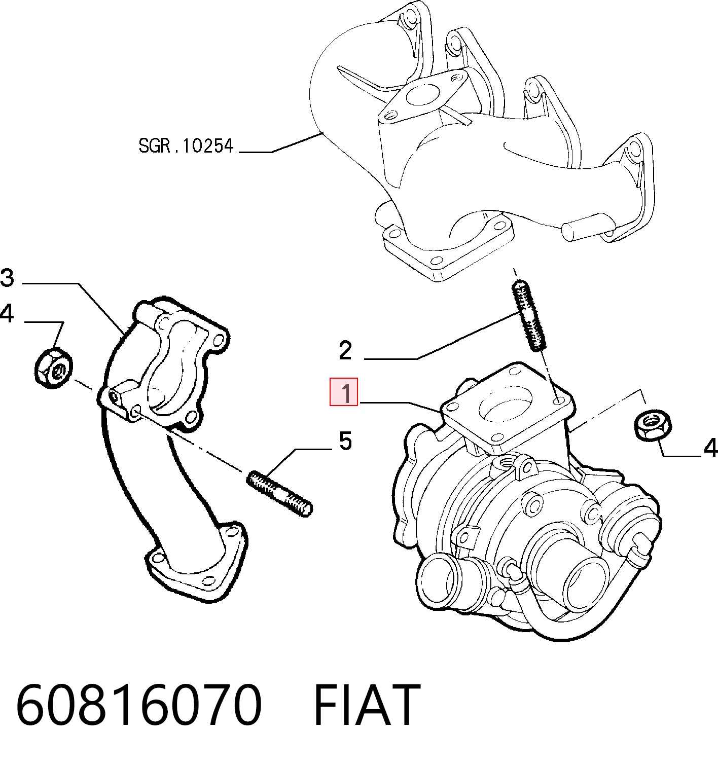 Turbina Alfa Romeo 146  930 ao melhor preço