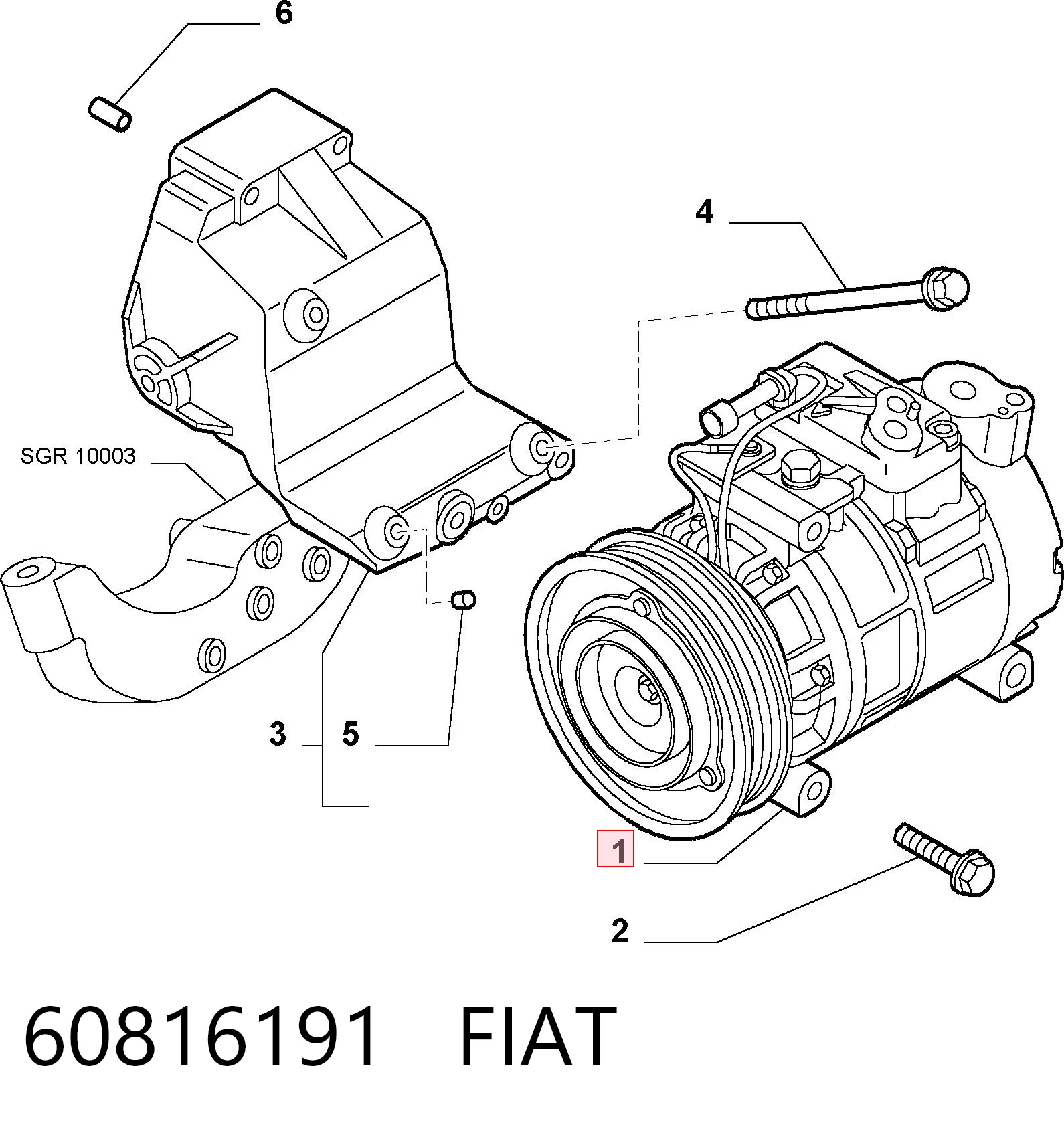 60816191 Fiat/Alfa/Lancia
