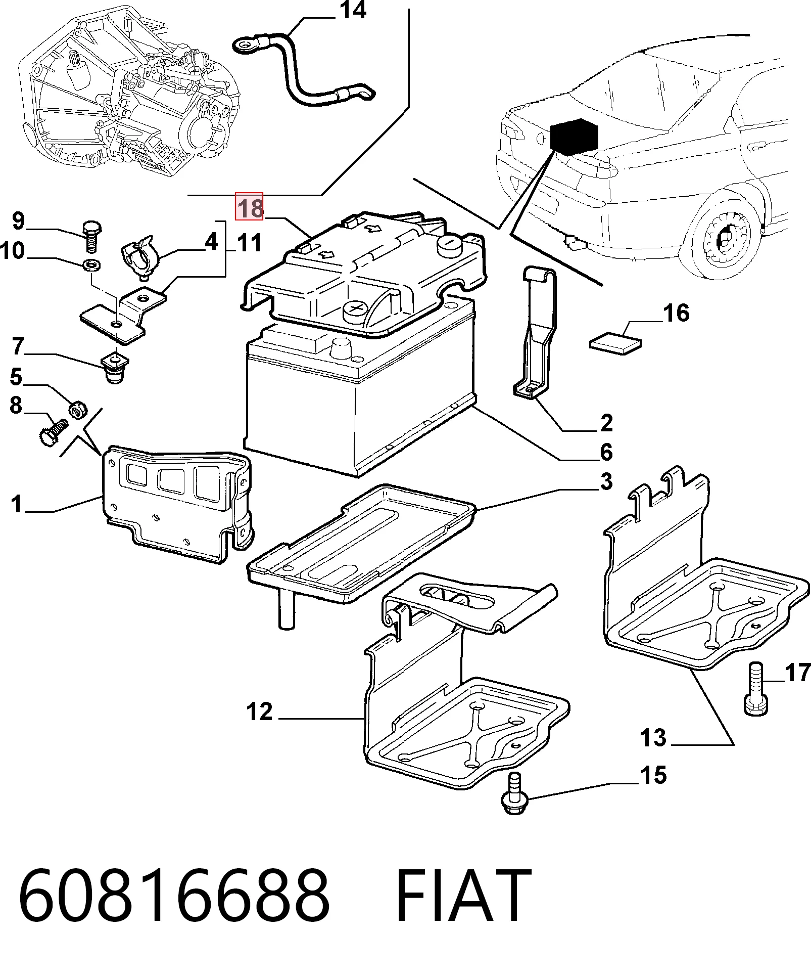 60816688 Fiat/Alfa/Lancia