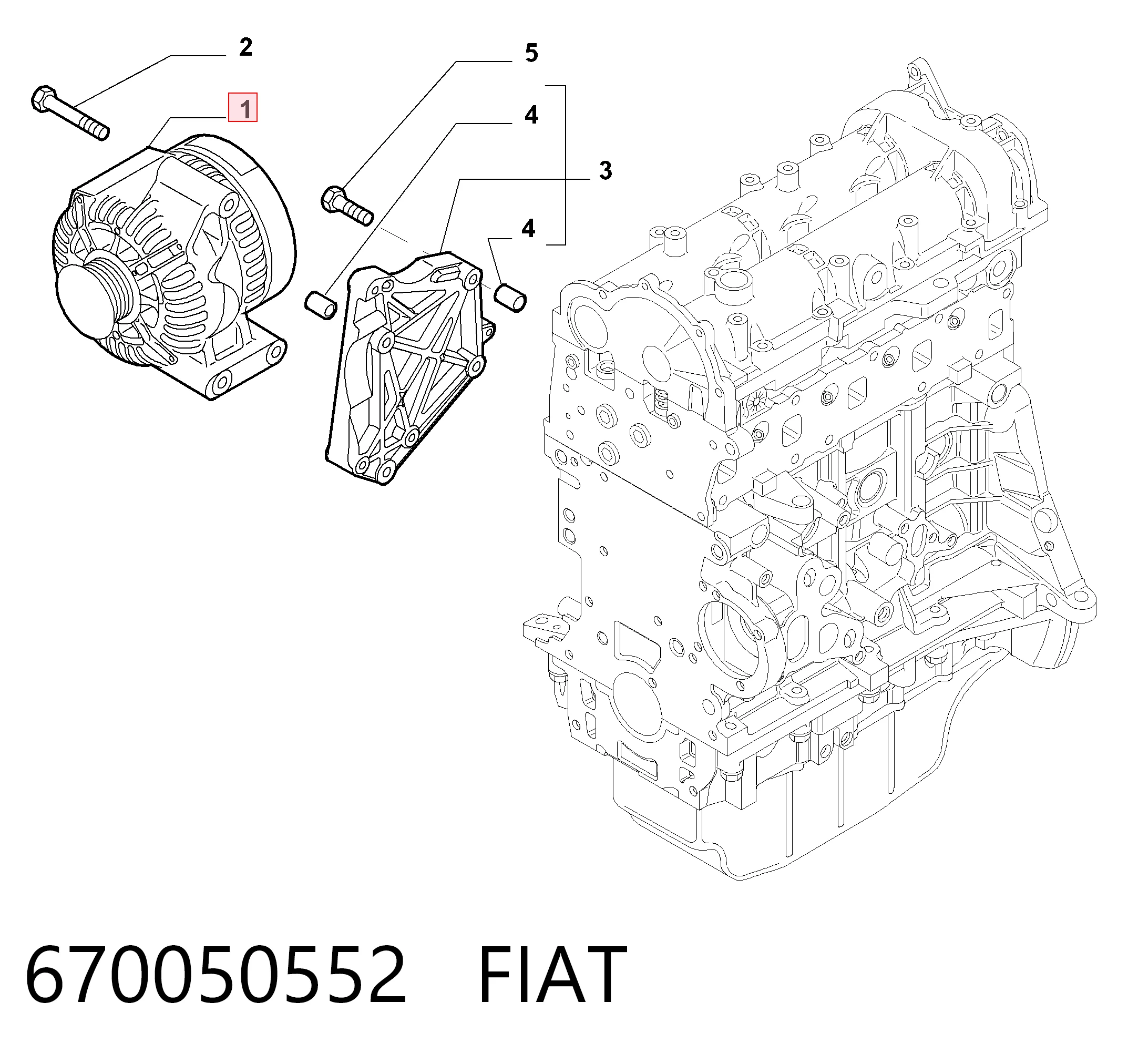 670050552 Fiat/Alfa/Lancia