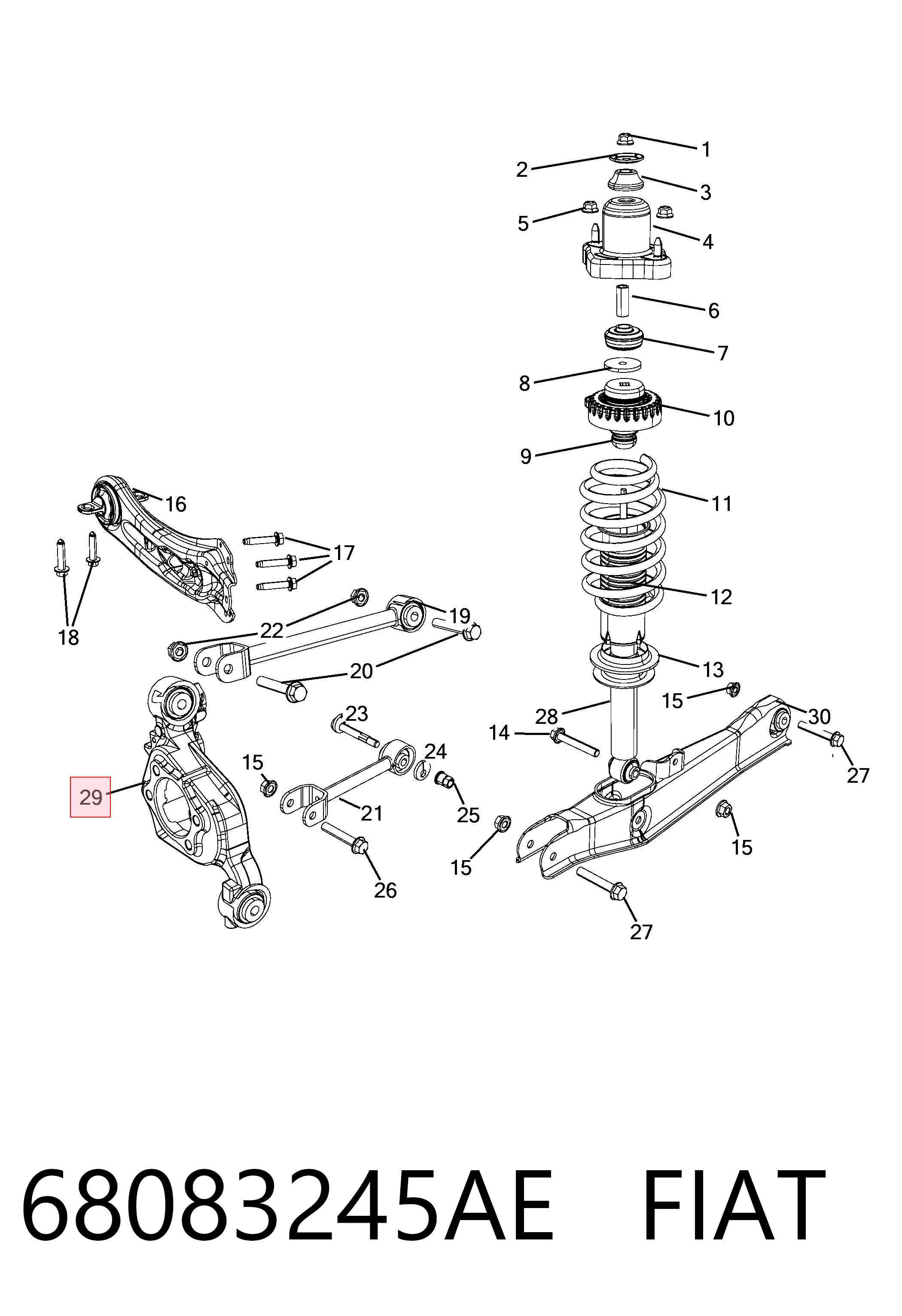 68083245AE Fiat/Alfa/Lancia