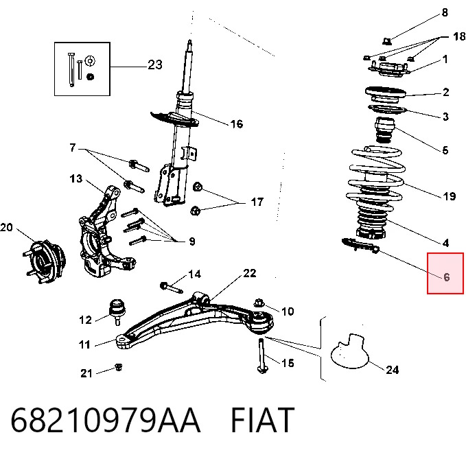 68210979AA Fiat/Alfa/Lancia