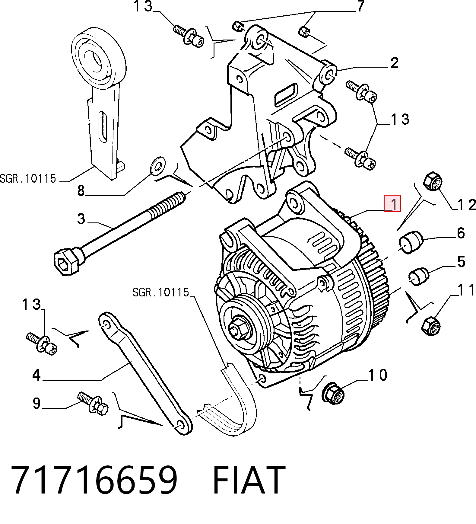 71716659 Fiat/Alfa/Lancia