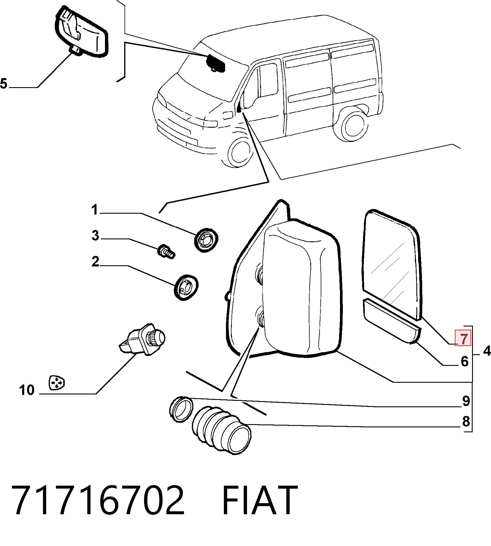 71716702 Fiat/Alfa/Lancia