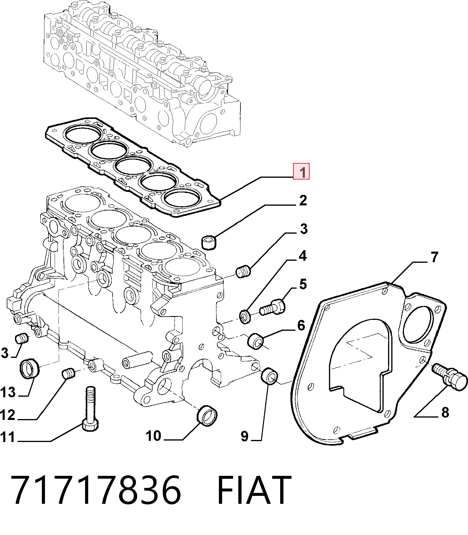 71717836 Fiat/Alfa/Lancia
