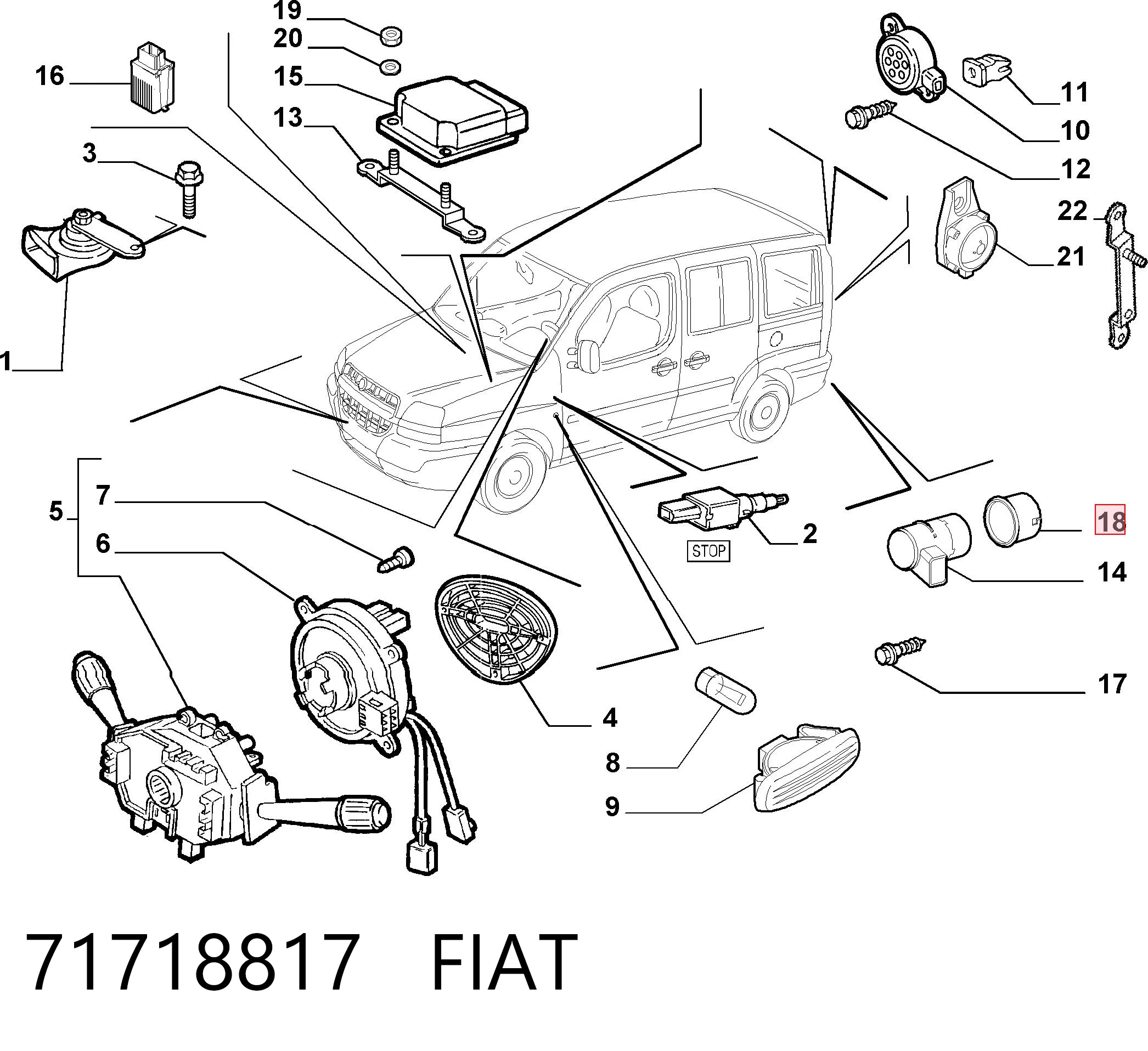 71718817 Fiat/Alfa/Lancia