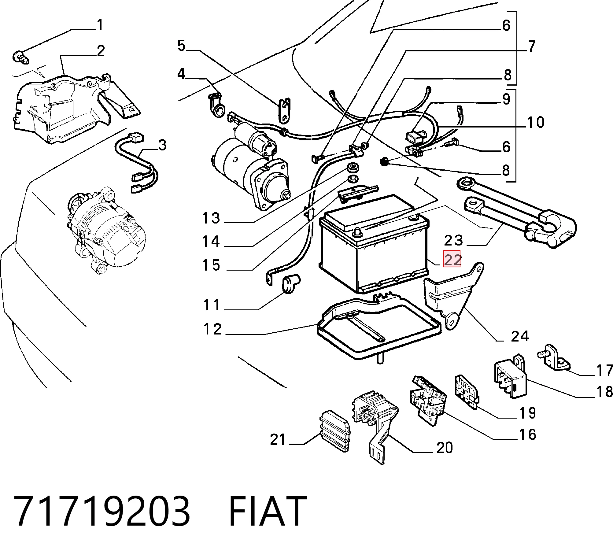 99961105120 Porsche Bateria recarregável (PILHA)