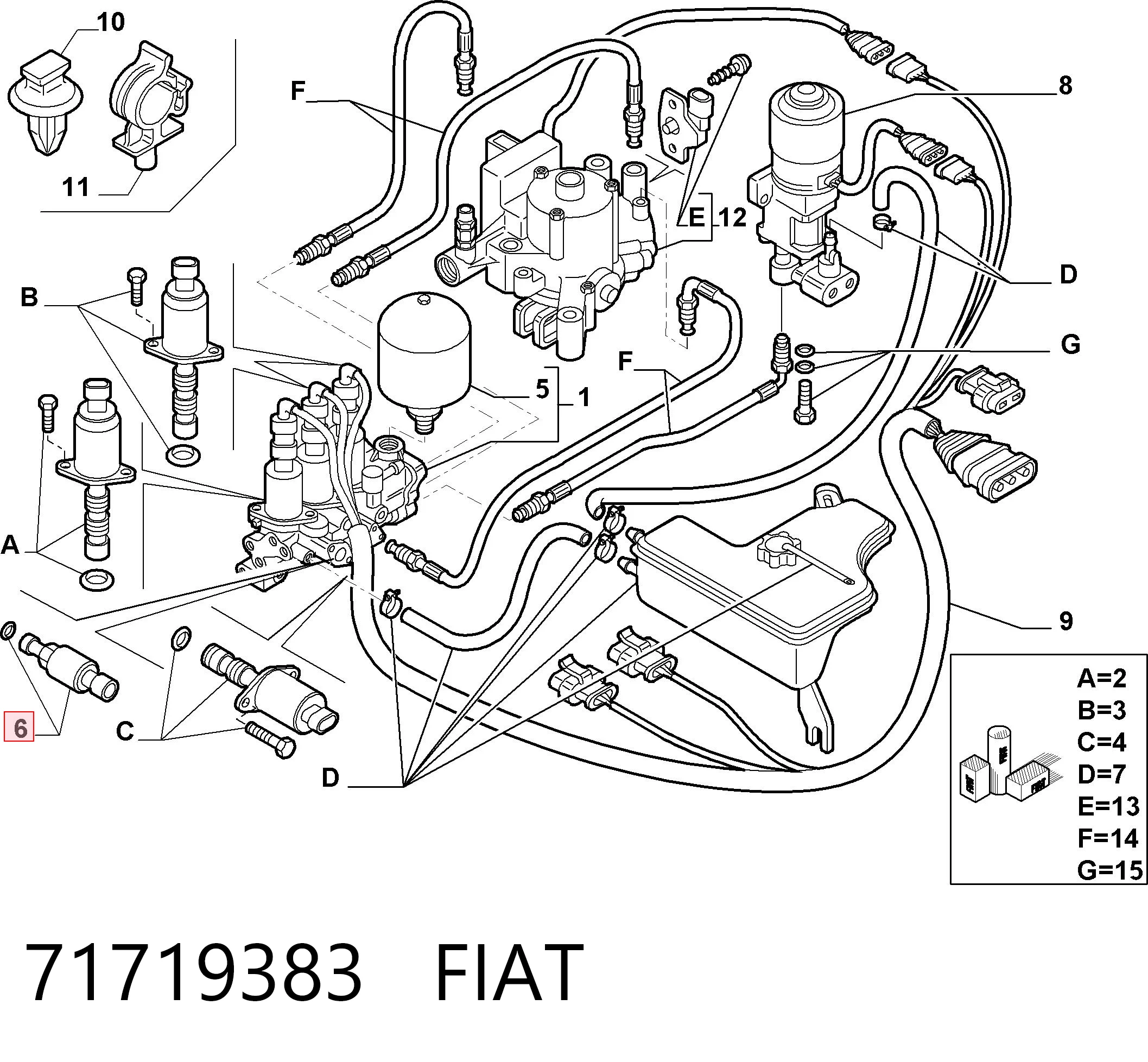 Sensor de pressão de óleo da Caixa de Mudança Magneti Marelli AMTK058