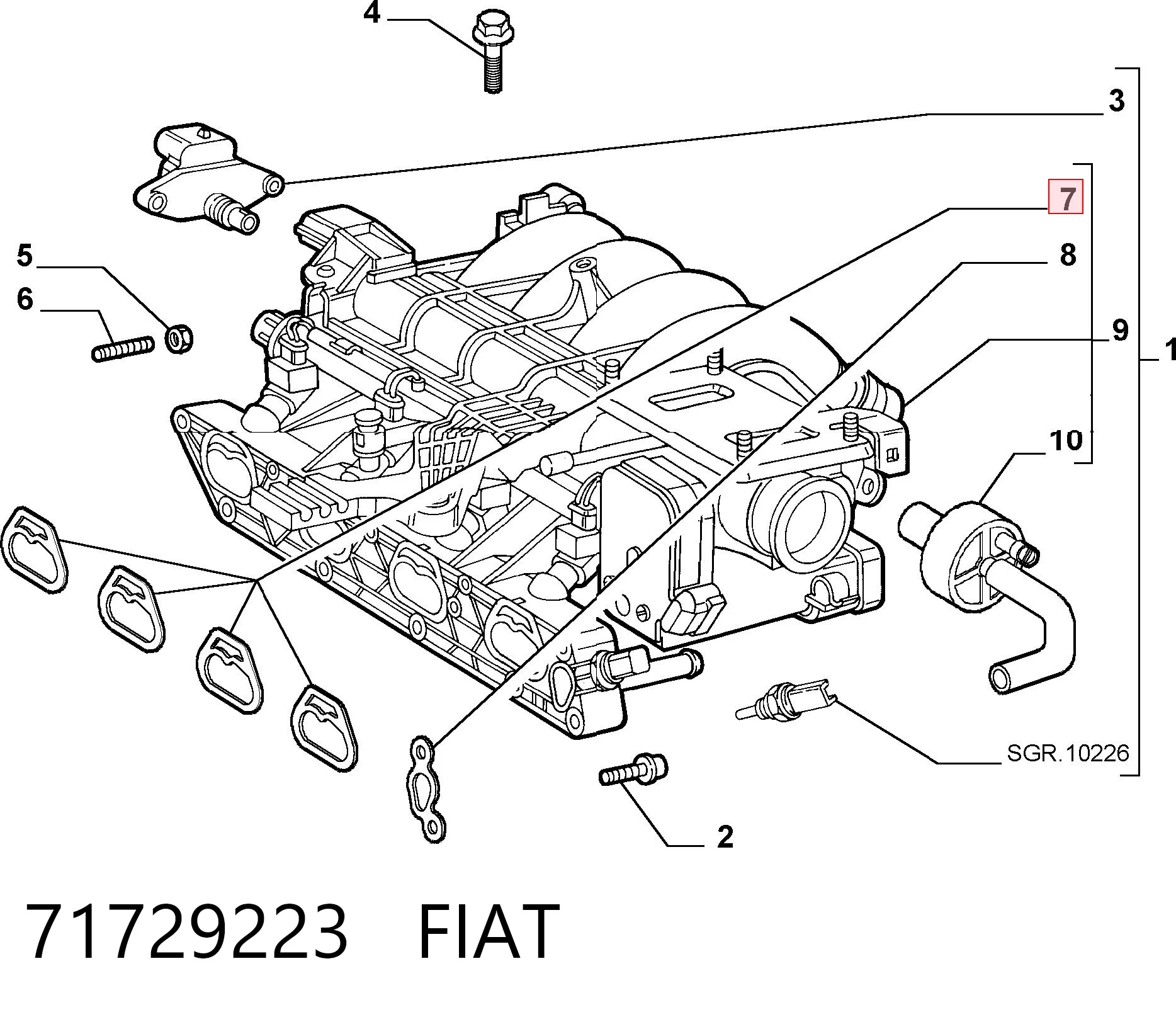 71729223 Fiat/Alfa/Lancia