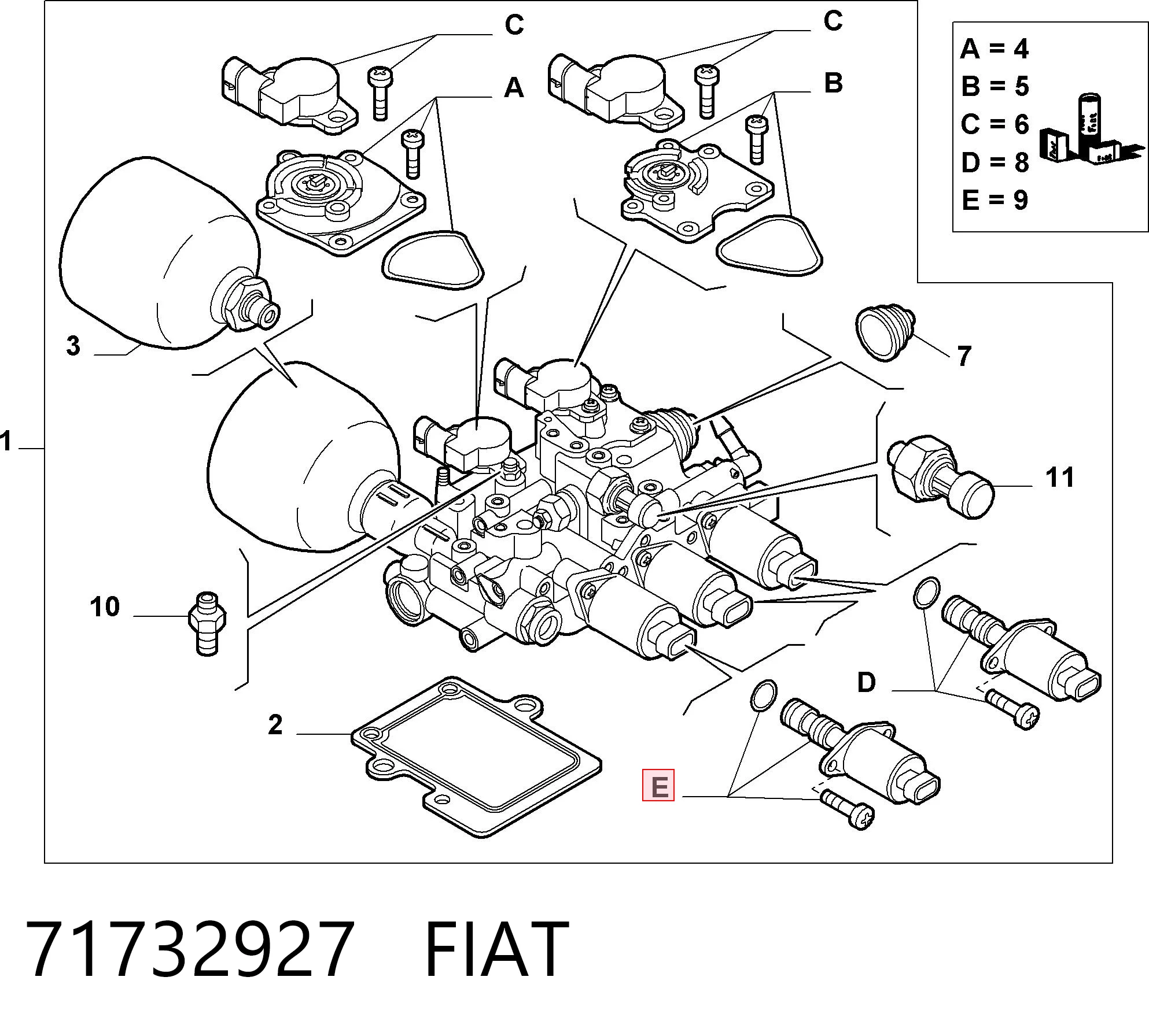 71732927 Fiat/Alfa/Lancia