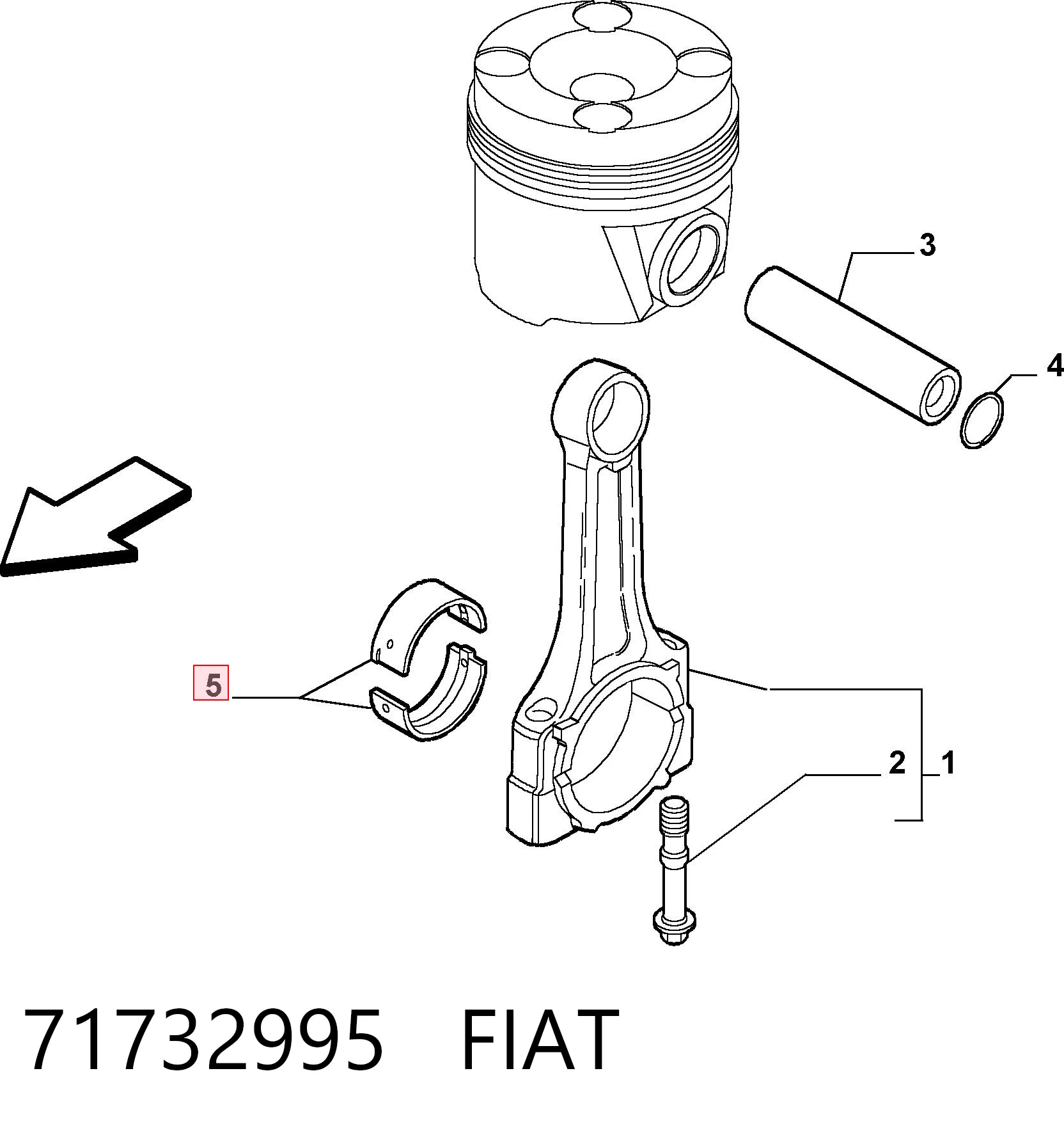Compre 714033 Glyco Folhas inseridas de cambota de biela, kit, padrão (STD)