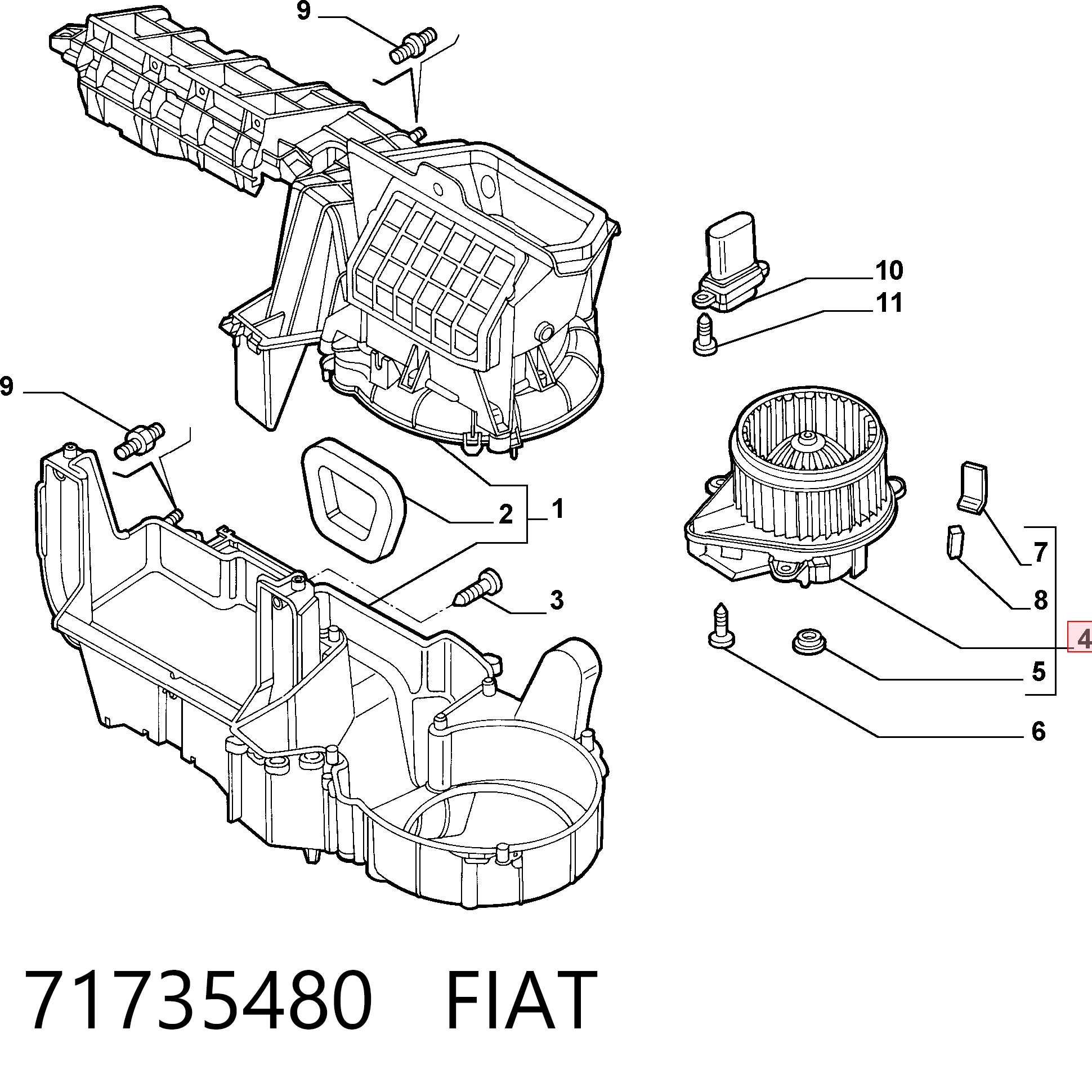 71735480 Fiat/Alfa/Lancia