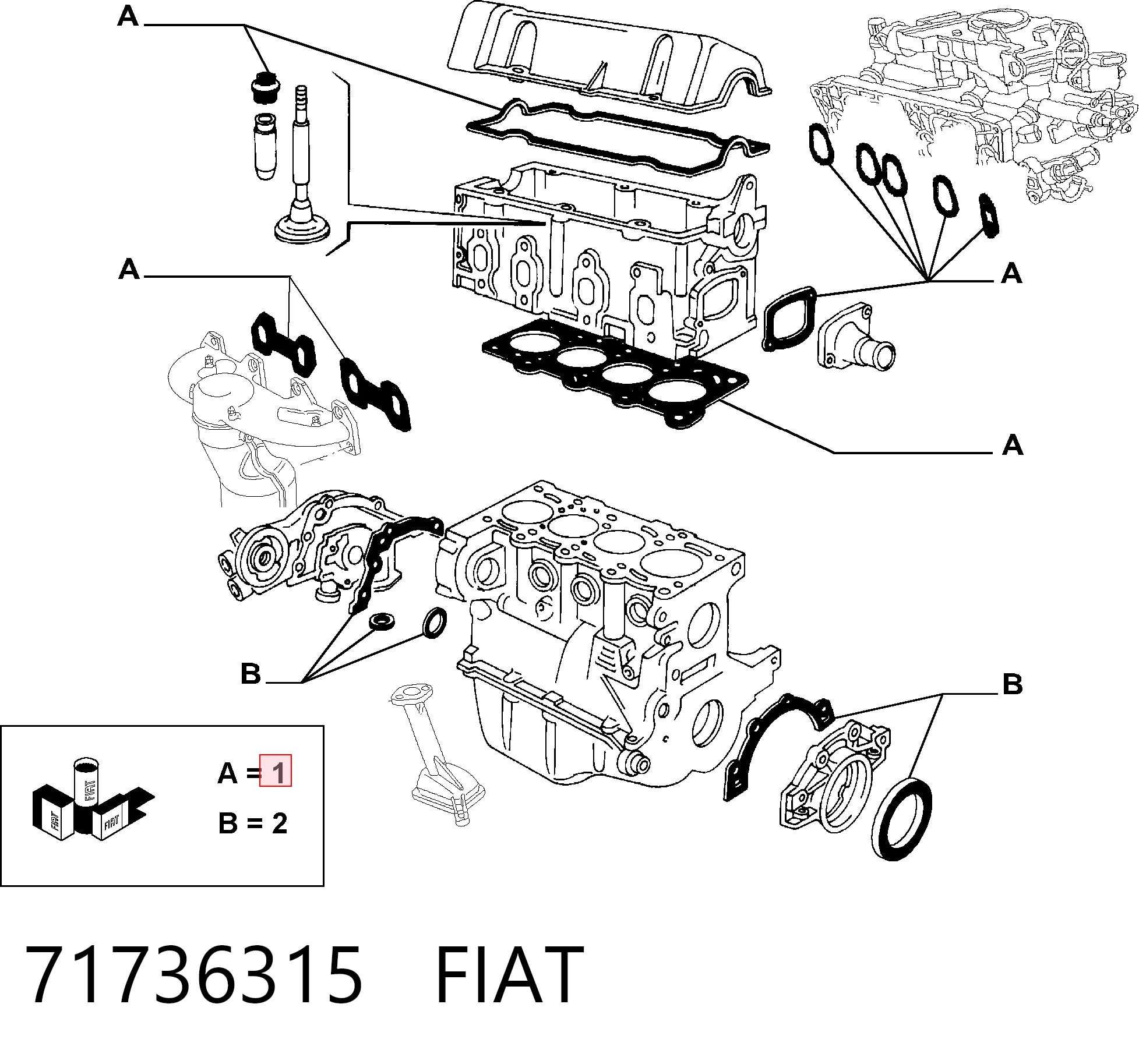 71736315 Fiat/Alfa/Lancia