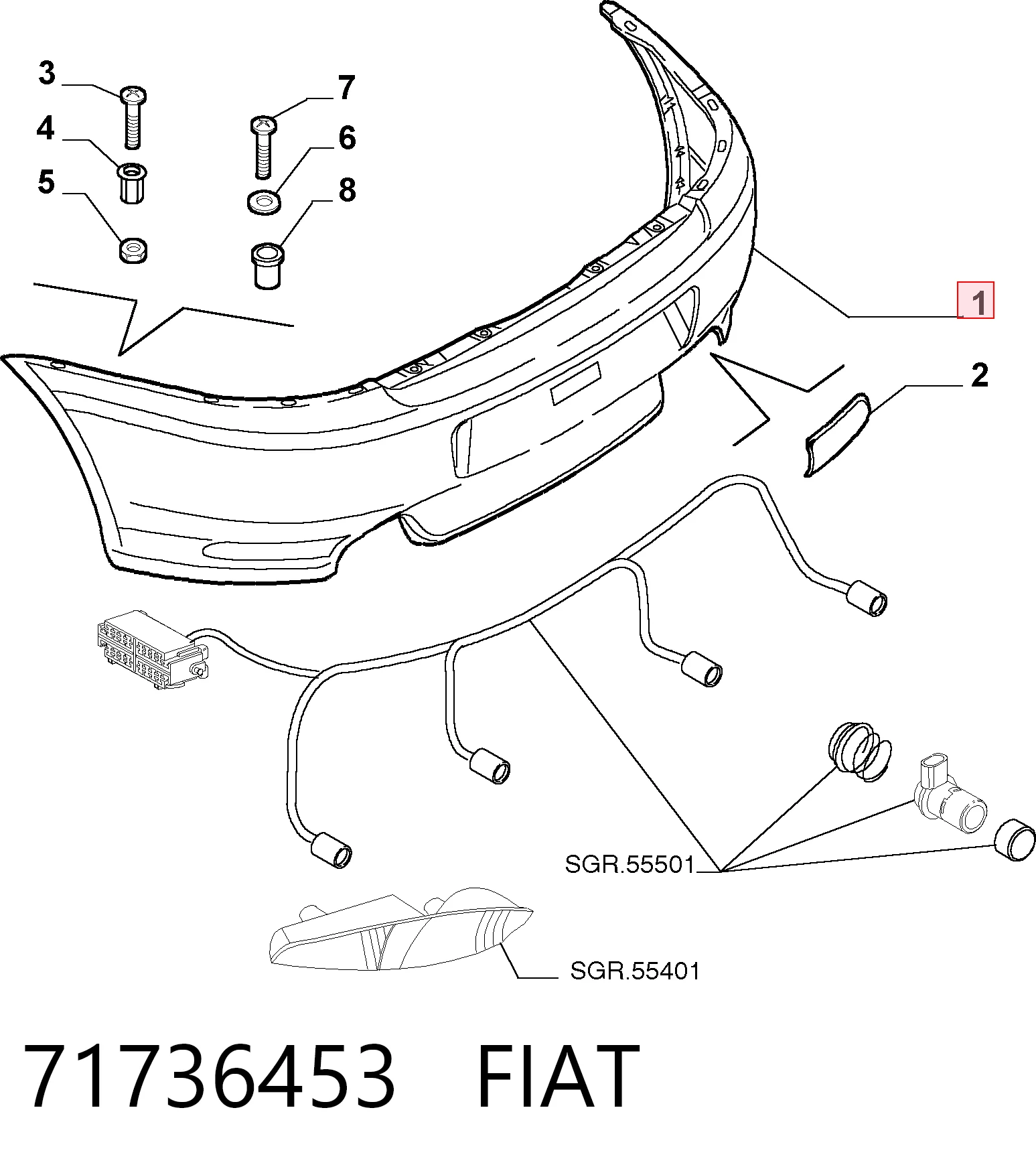 71736453 Fiat/Alfa/Lancia