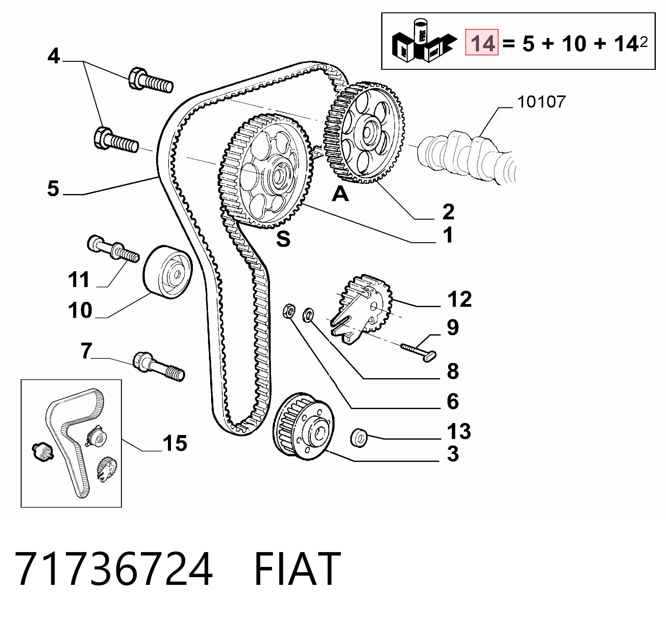 71736724 Fiat/Alfa/Lancia