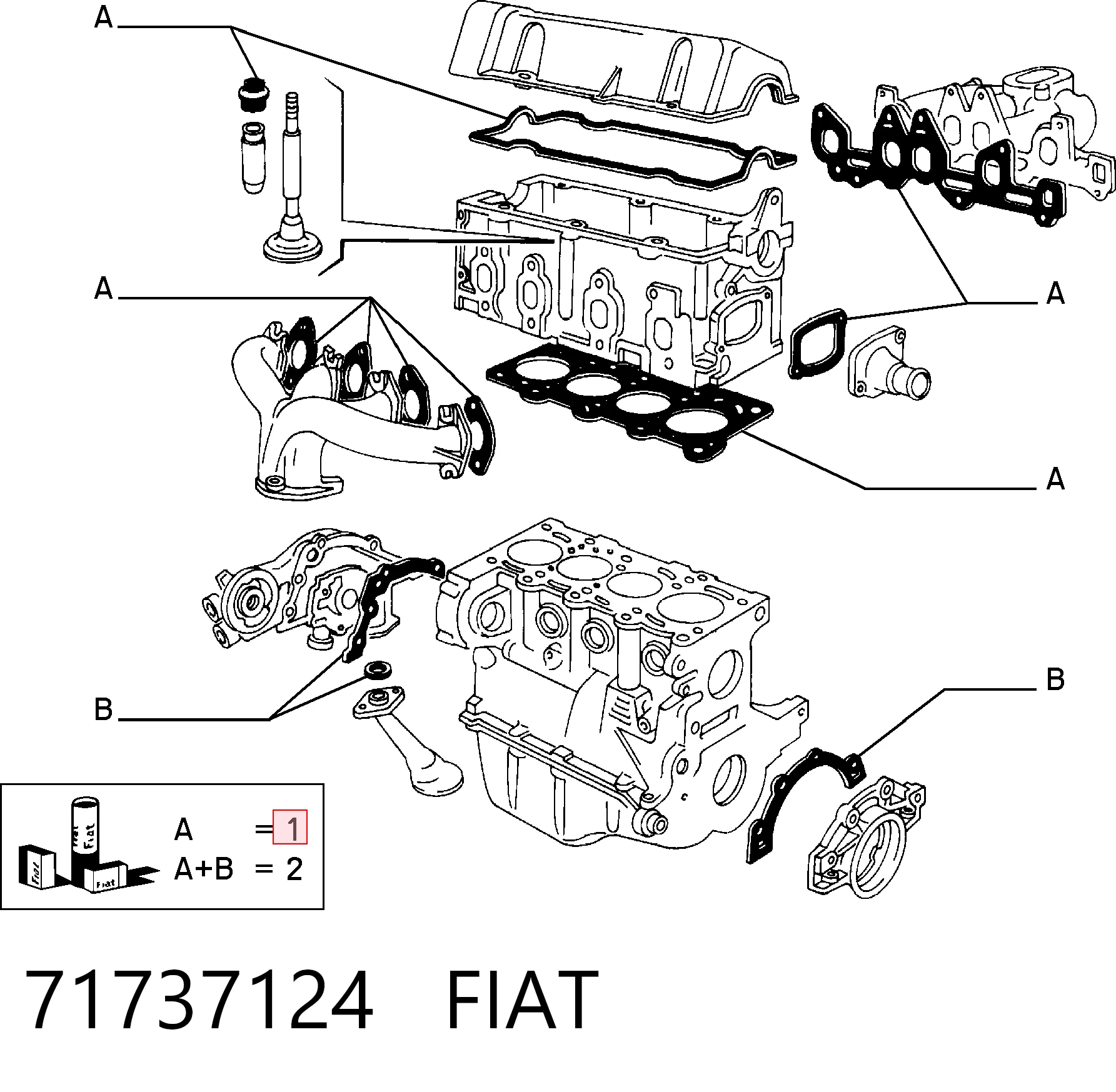 71737124 Fiat/Alfa/Lancia