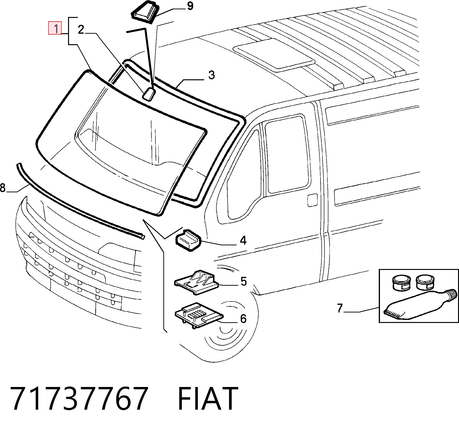 Compre Pára-brisas Fiat Ducato 2