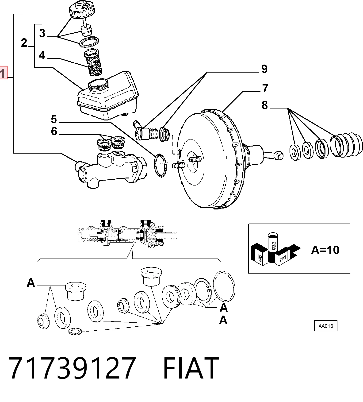71739127 Fiat/Alfa/Lancia