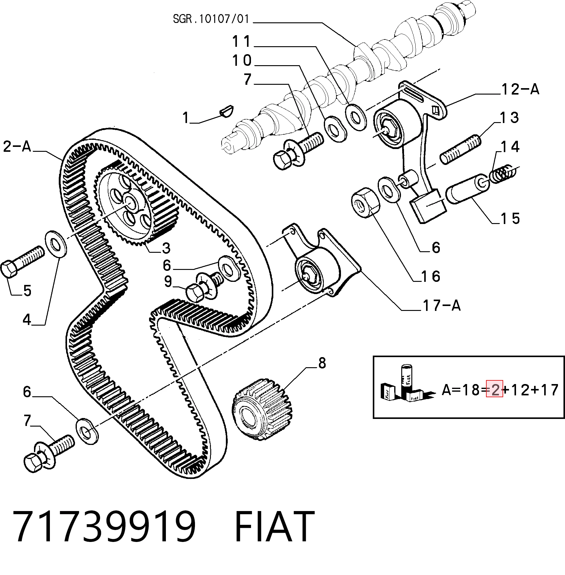 71739919 Fiat/Alfa/Lancia