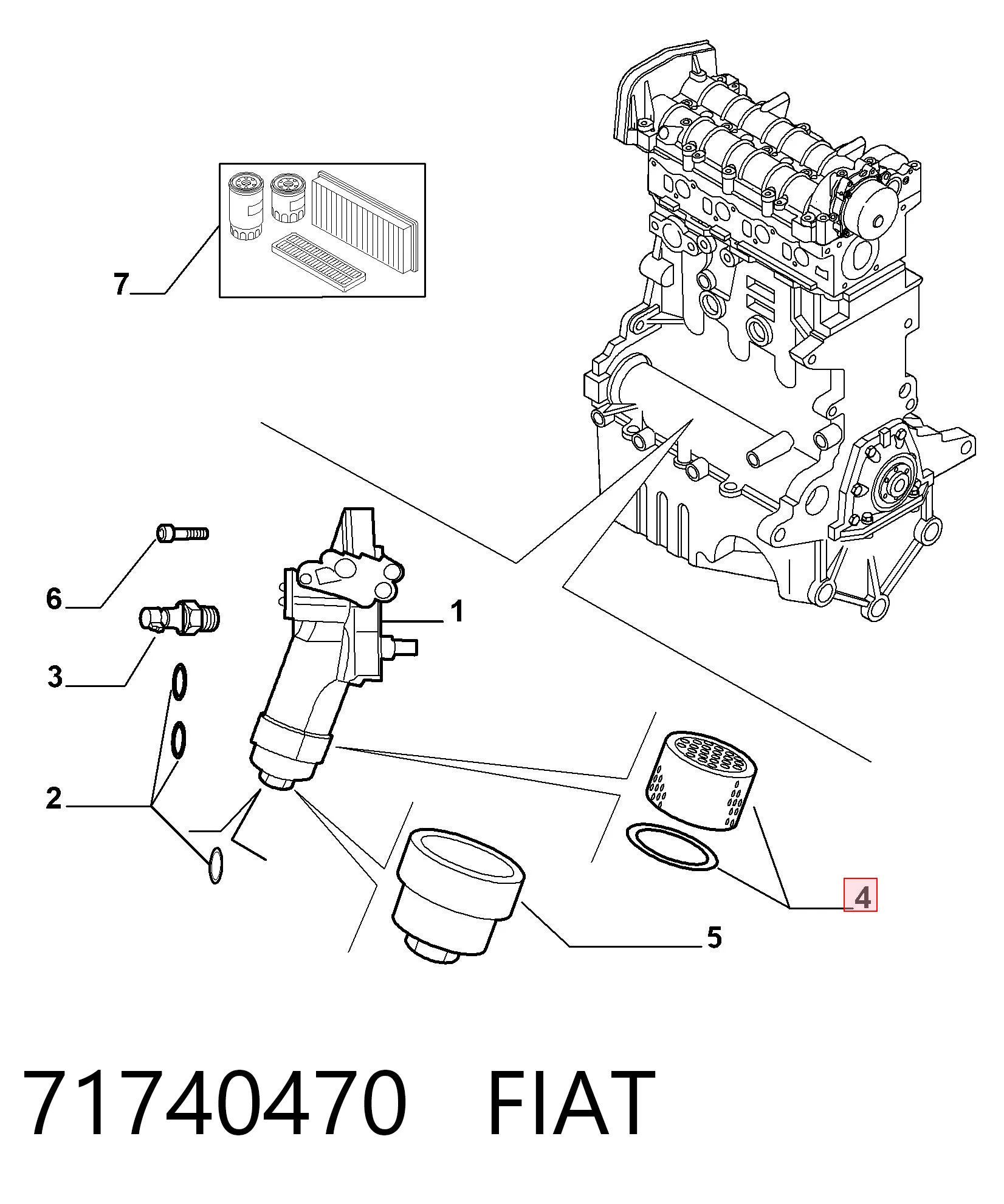 71740470 Fiat/Alfa/Lancia