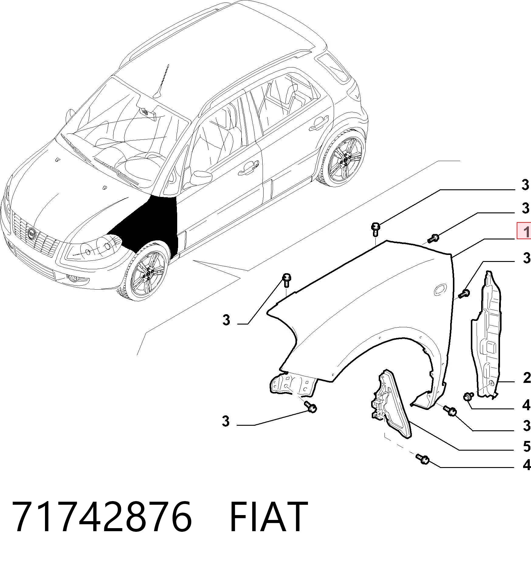 Pára-lama dianteiro direito Suzuki SX4  GY ao melhor preço
