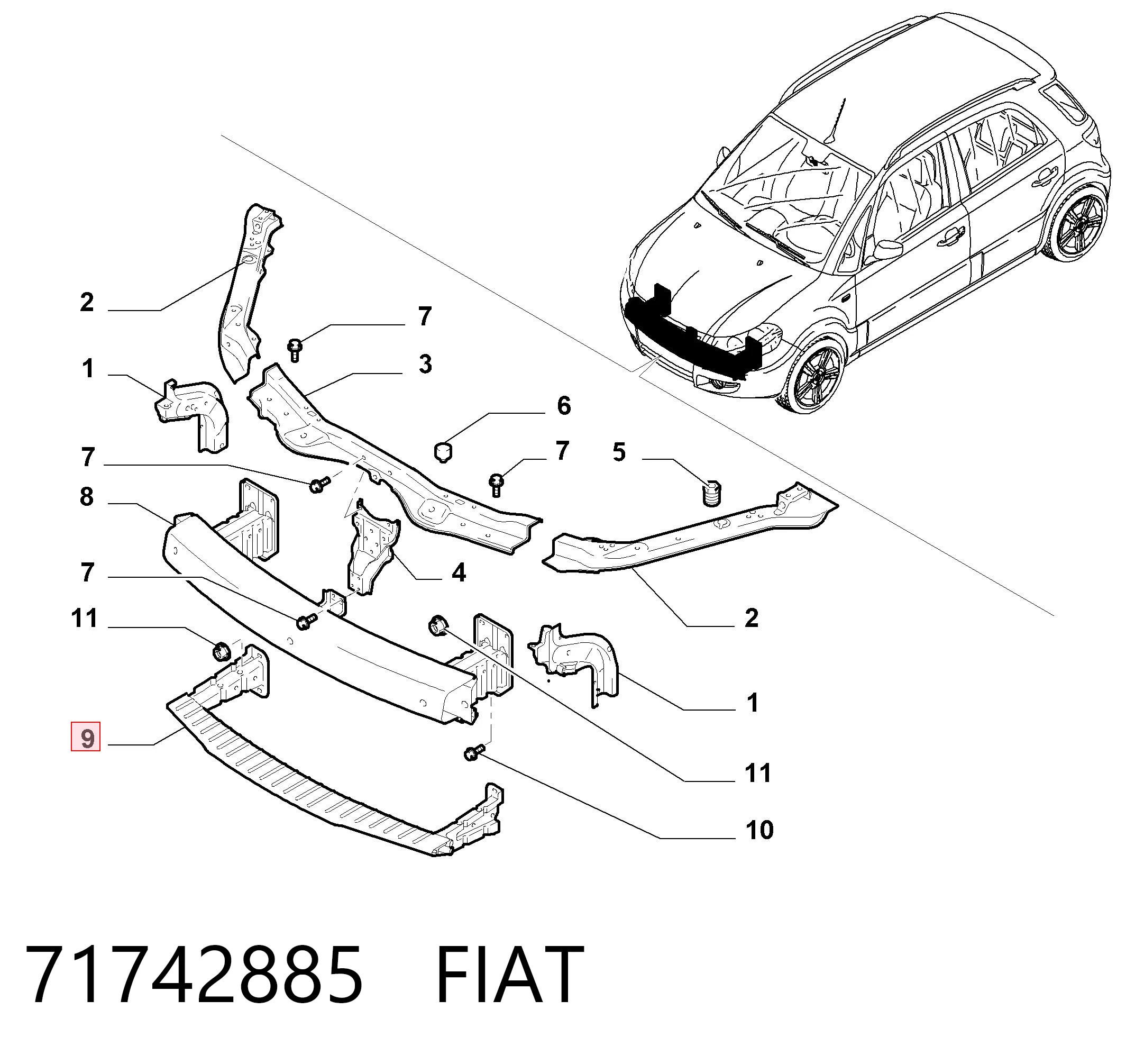 71742885 Fiat/Alfa/Lancia